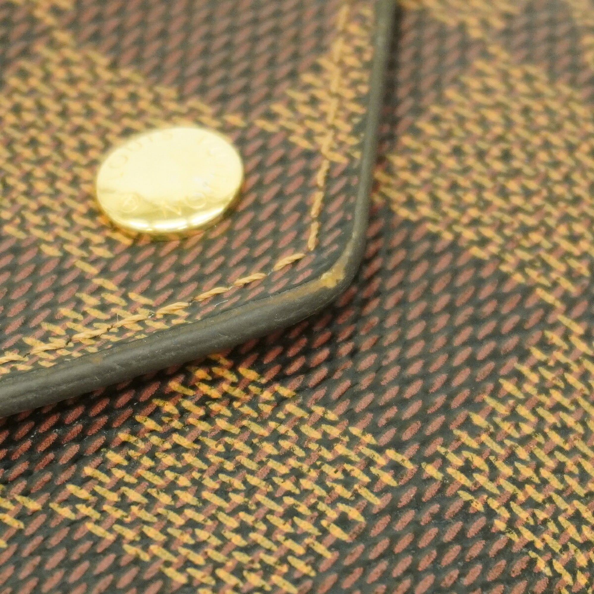 Louis Vuitton Ebene Rose Ballerine Wallet (Tri-Fold) (Pre-Owned)