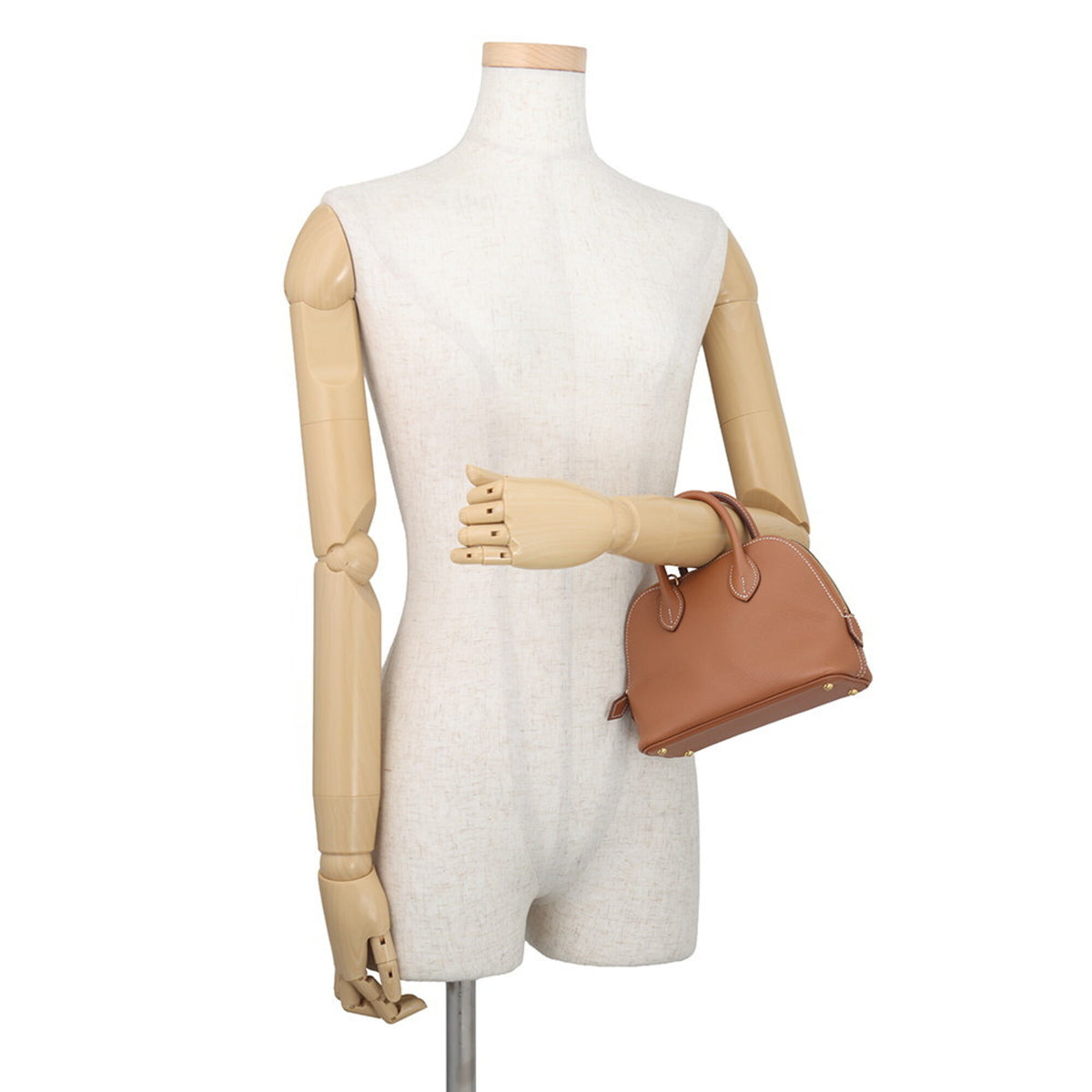Hermes Bolide Gold Handbag (Pre-Owned)