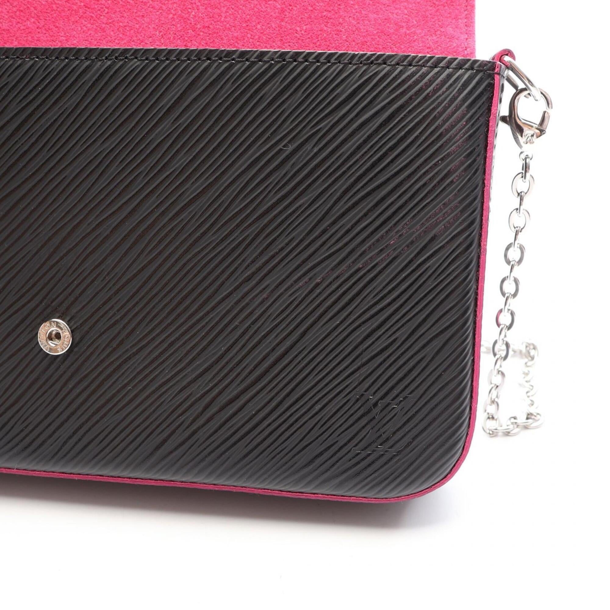 Louis Vuitton Black Pink Cuir Ombre Leather Handbag Shoulder Bag (Pre-Owned)