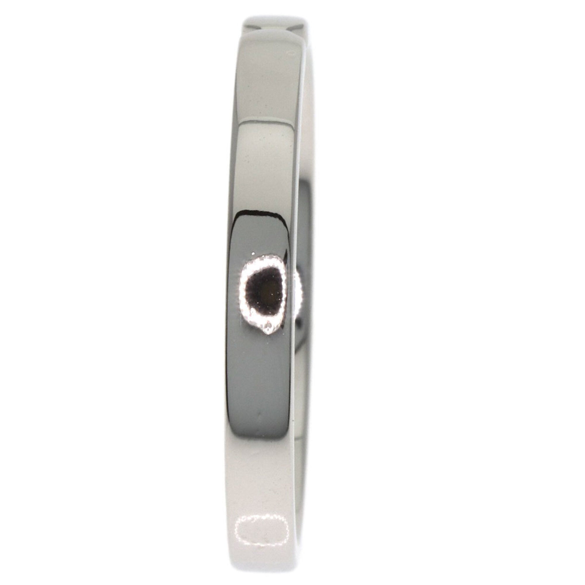 Hermes Platinum 950 Band Ring (Pre-Owned)
