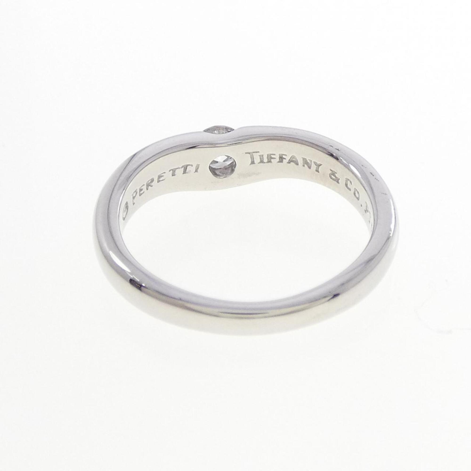 Tiffany Platinum Platinum 950 Band Ring (Pre-Owned)