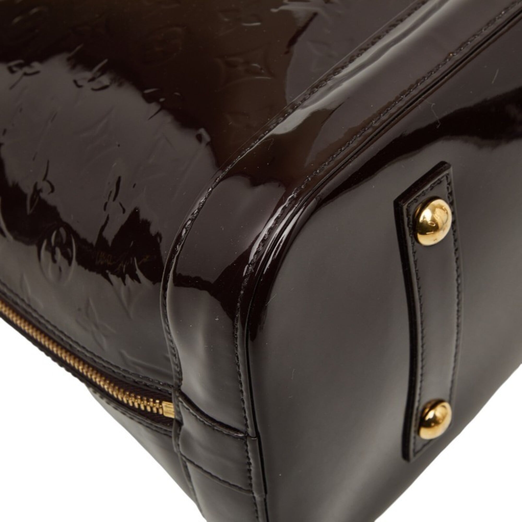 Louis Vuitton Amarante Purple Patent Leather Handbag (Pre-Owned)