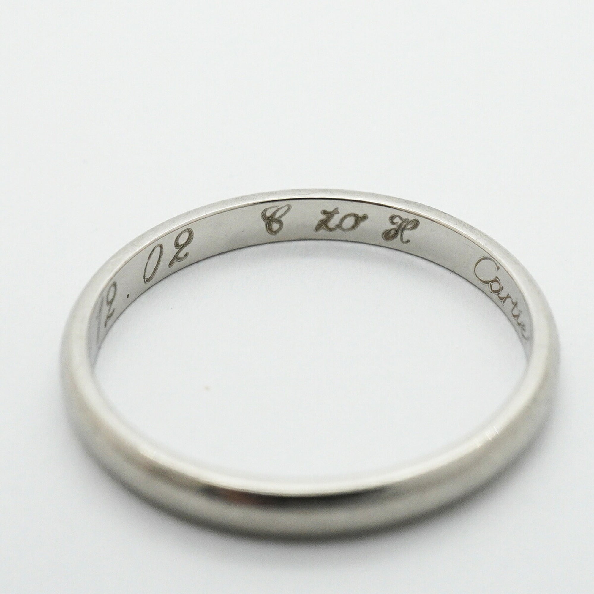 Cartier Platinum 950 Band Ring (Pre-Owned)