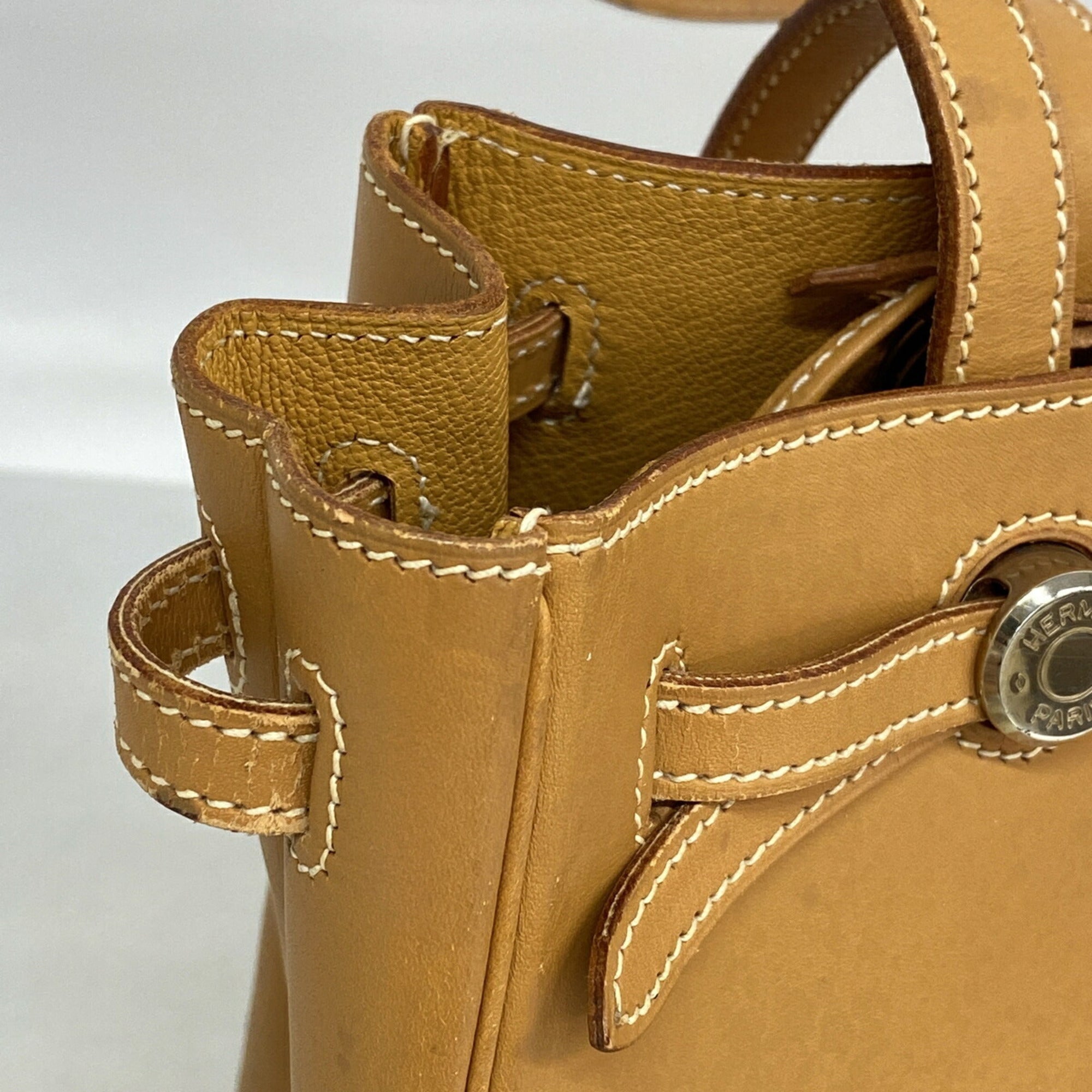 Hermes Natural Vache Leather Tote Bag (Pre-Owned)