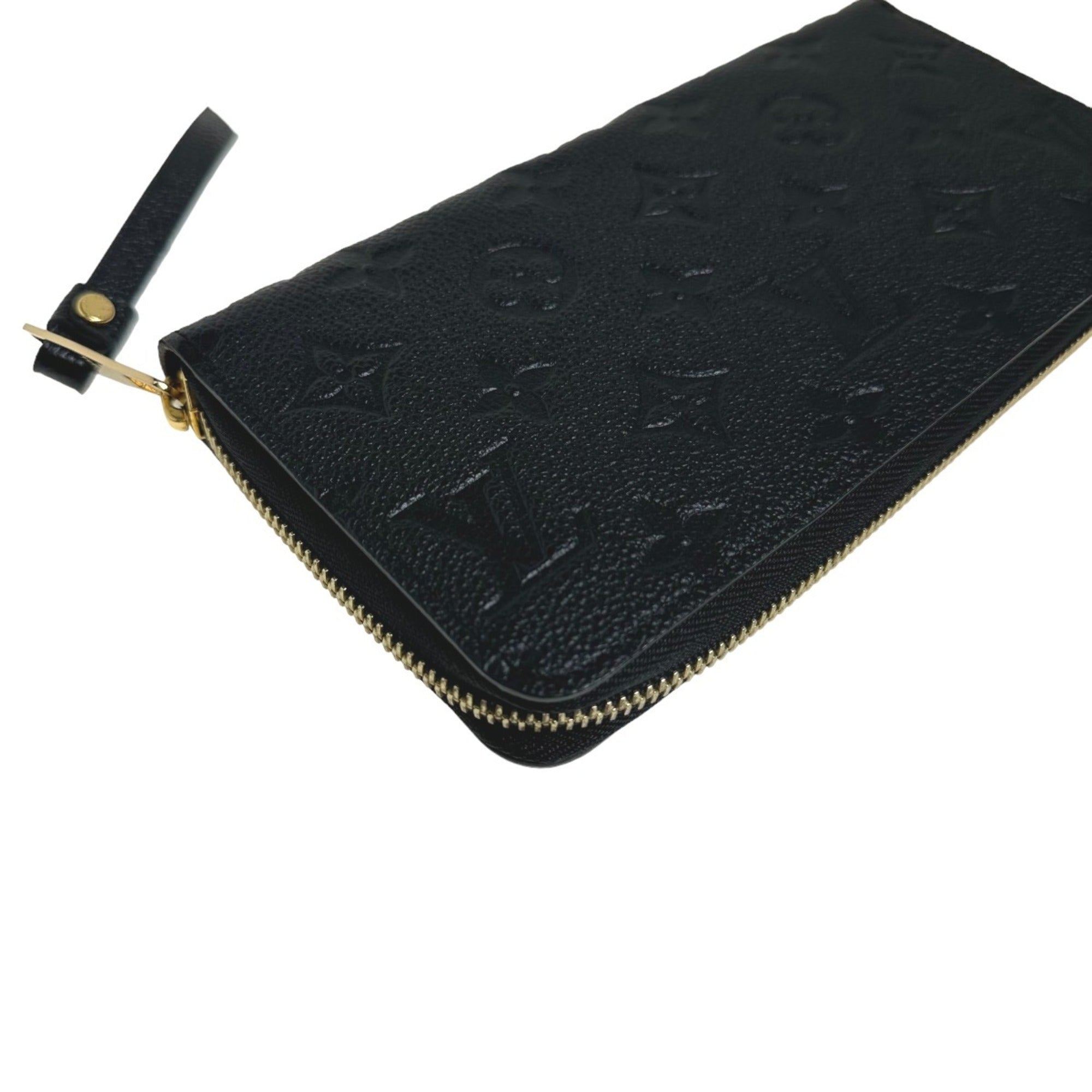 Louis Vuitton Black Monogram Empreinte Long Wallet (Bi-Fold) (Pre-Owned)
