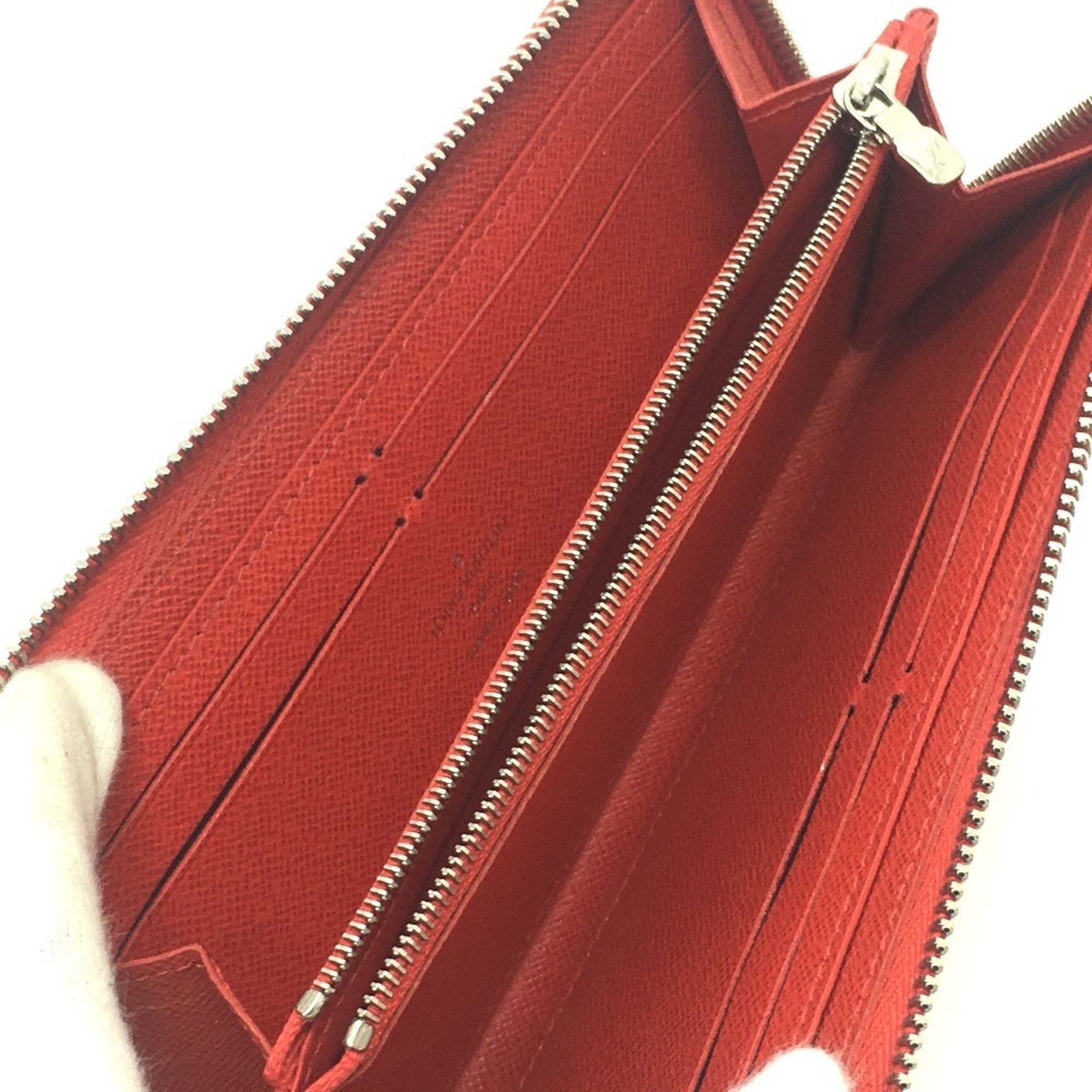Louis Vuitton Epi Coquelicots Red Color Epi Leather Long Wallet (Bi-Fold) (Pre-Owned)