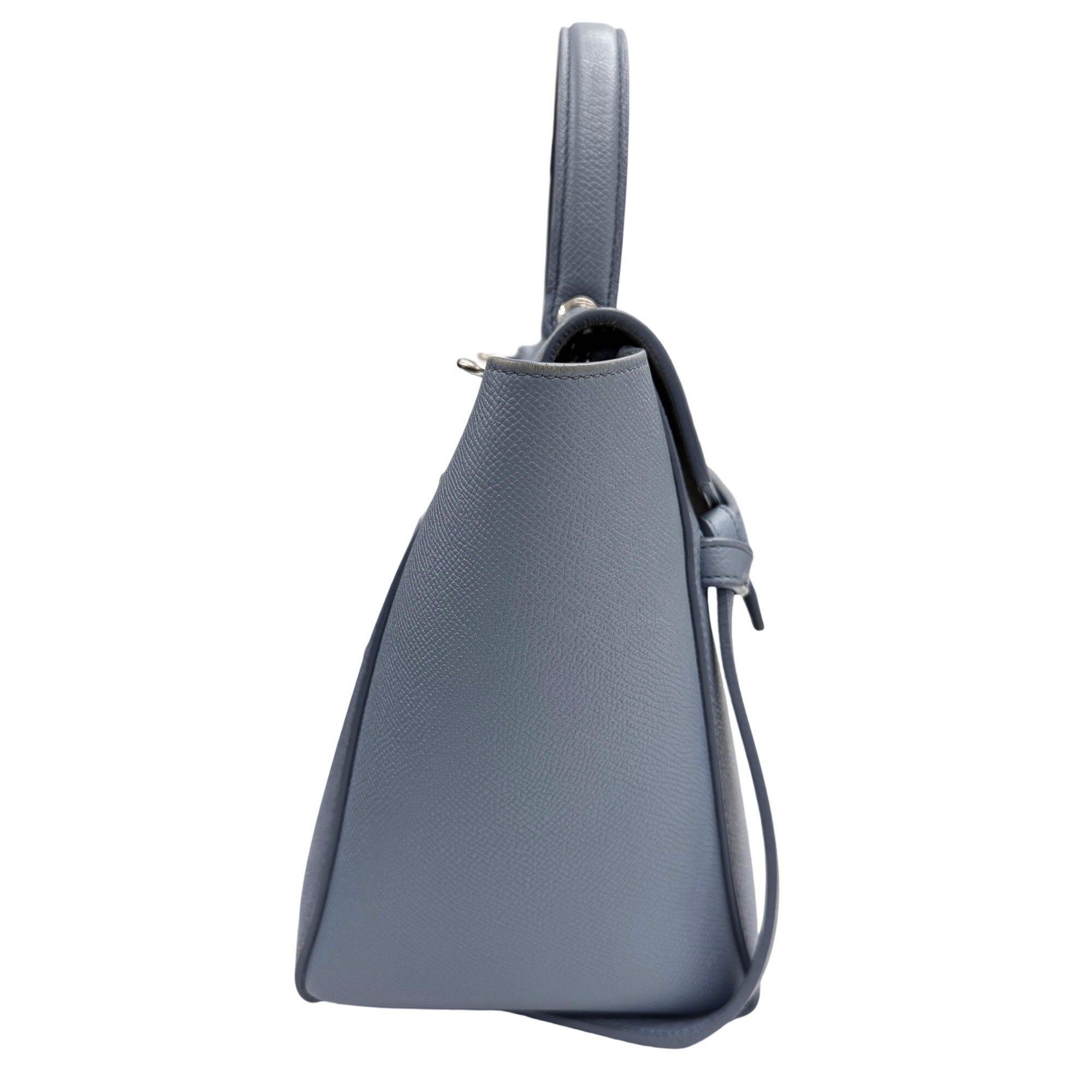 Celine Blue Leather Handbag Shoulder Bag (Pre-Owned)