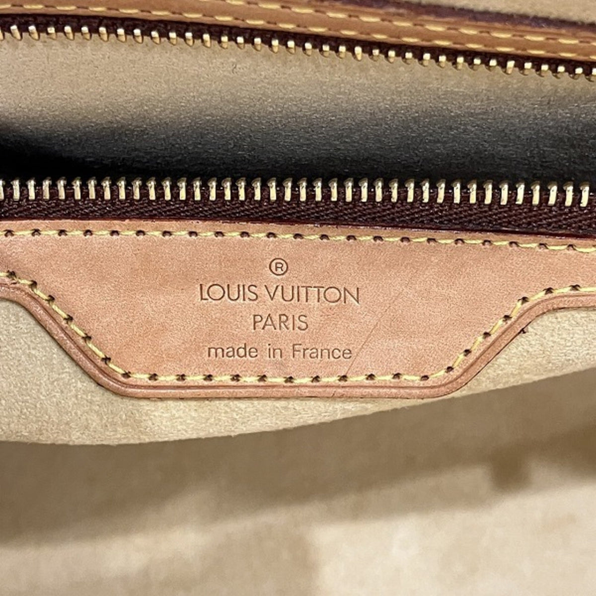 Louis Vuitton Brown Monogram Handbag Tote Bag (Pre-Owned)