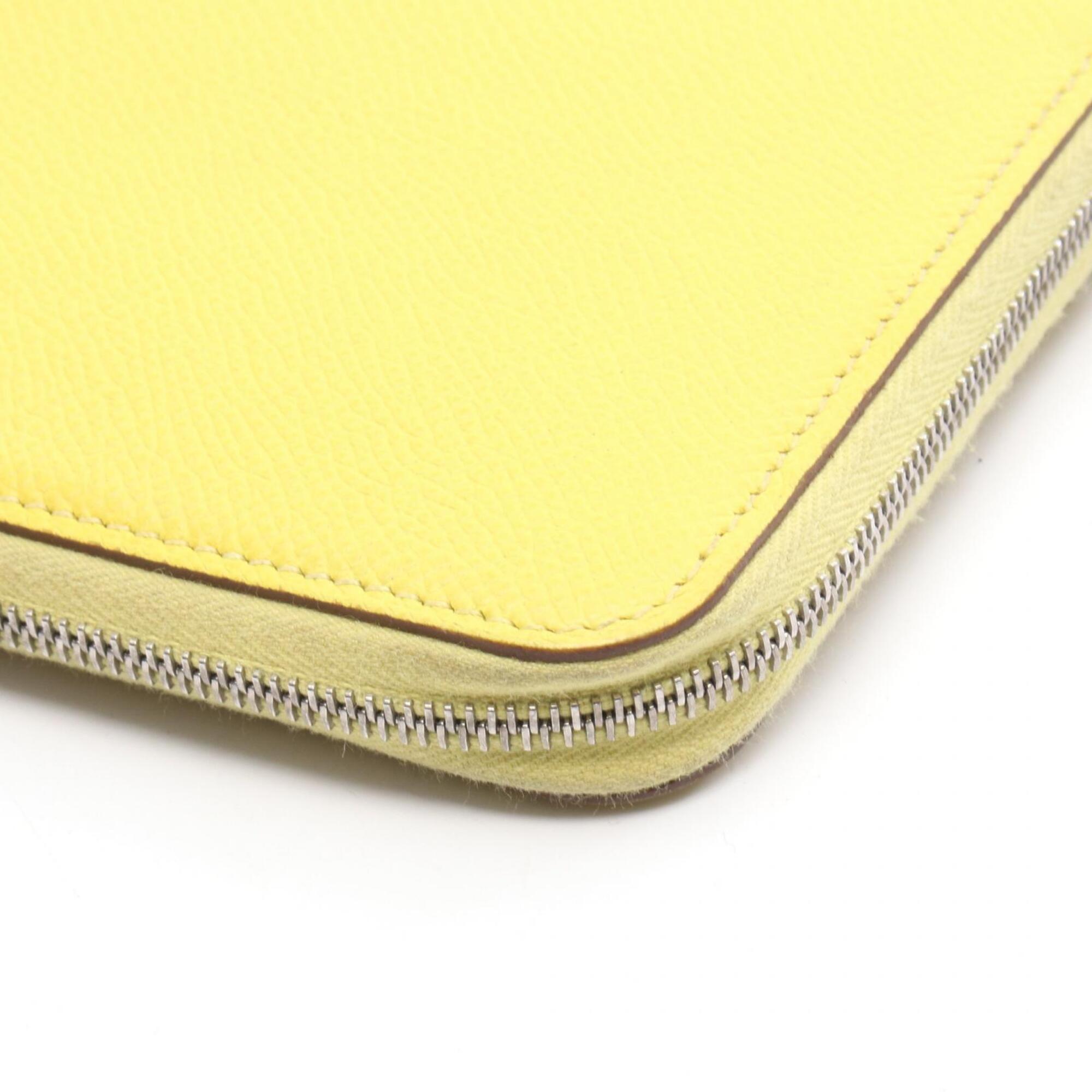 Hermes Yellow Epsom Leather Long Wallet (Bi-Fold) (Pre-Owned)