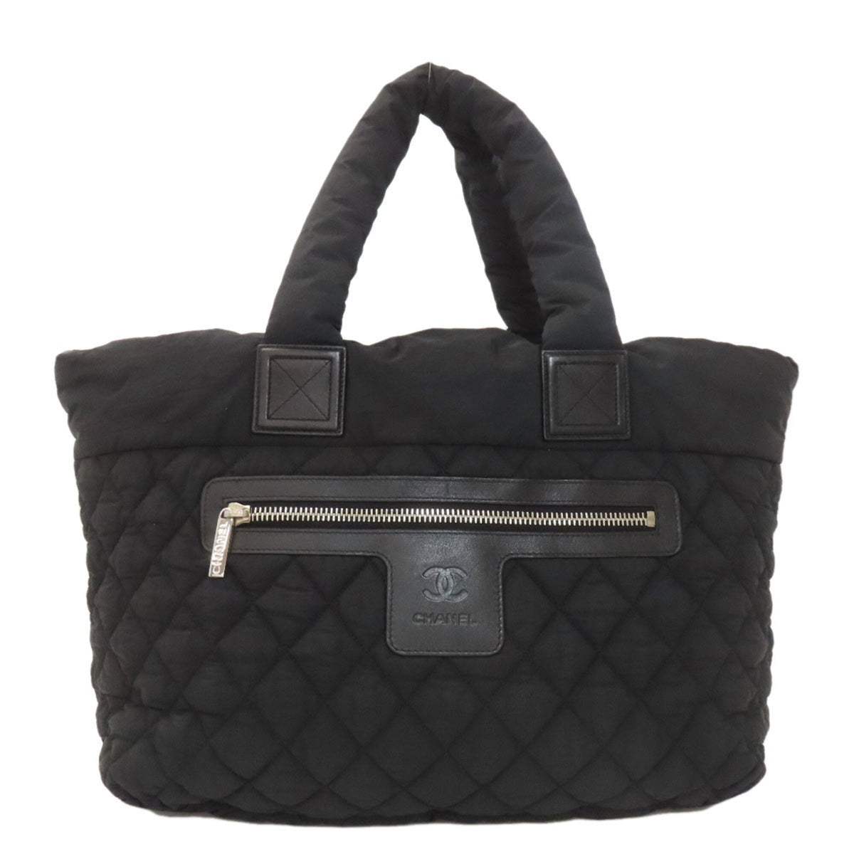 Chanel Black Nylon Tote Bag (Pre-Owned)