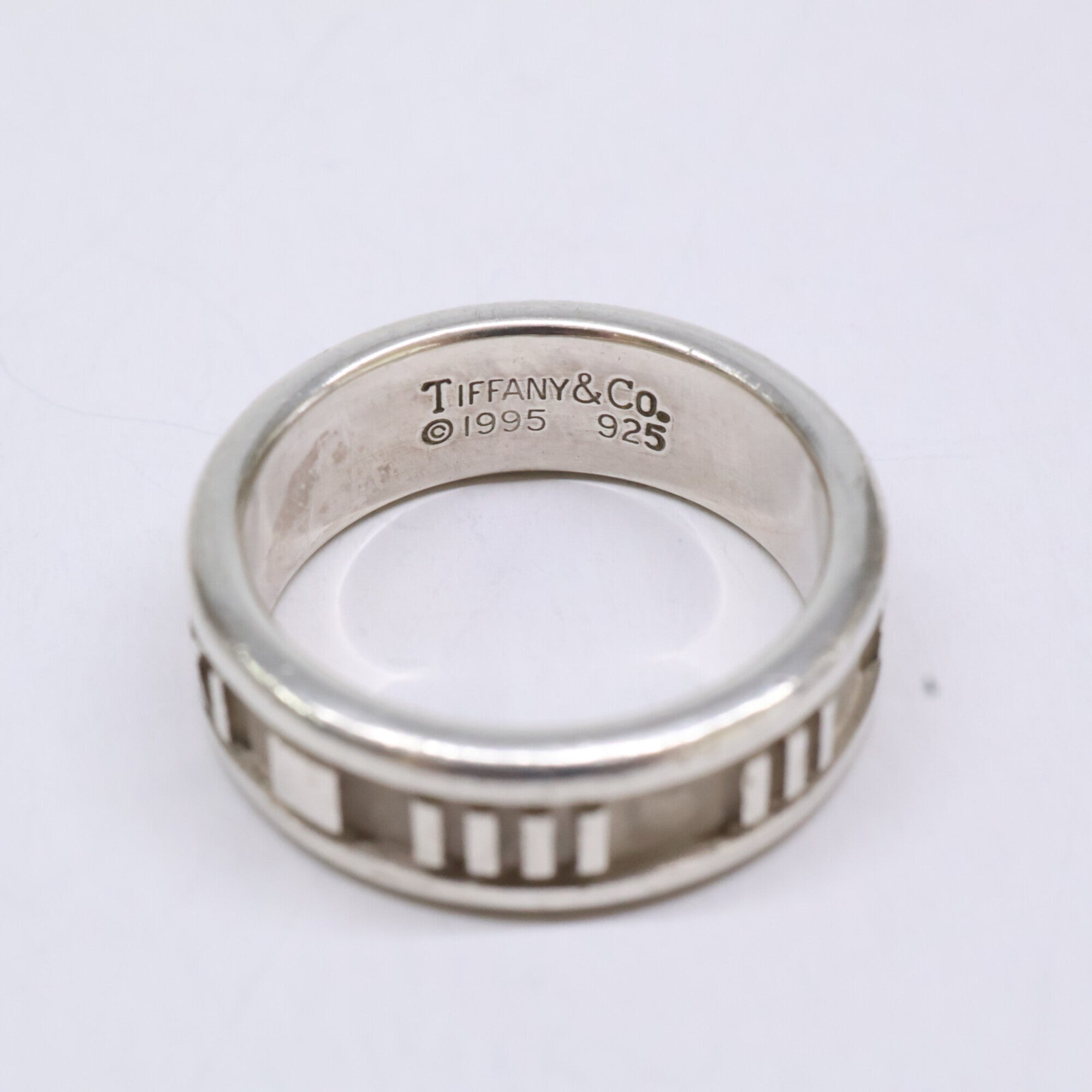 Tiffany Silver Silver 925 Band Ring (Pre-Owned)