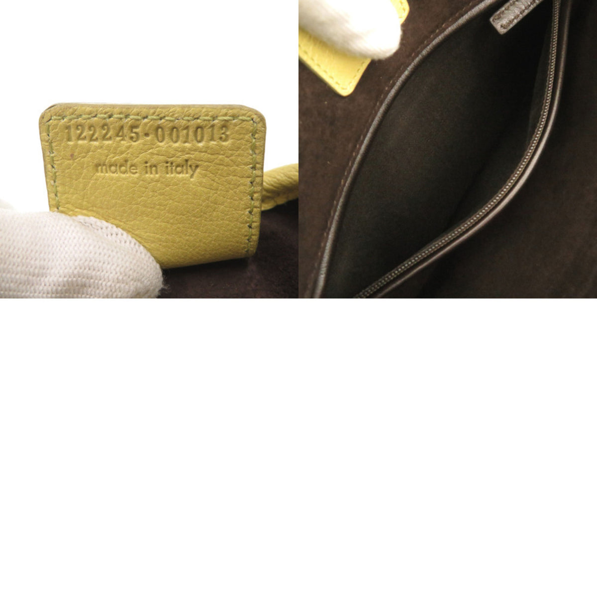 Yves Saint Laurent Yellow Leather Handbag (Pre-Owned)