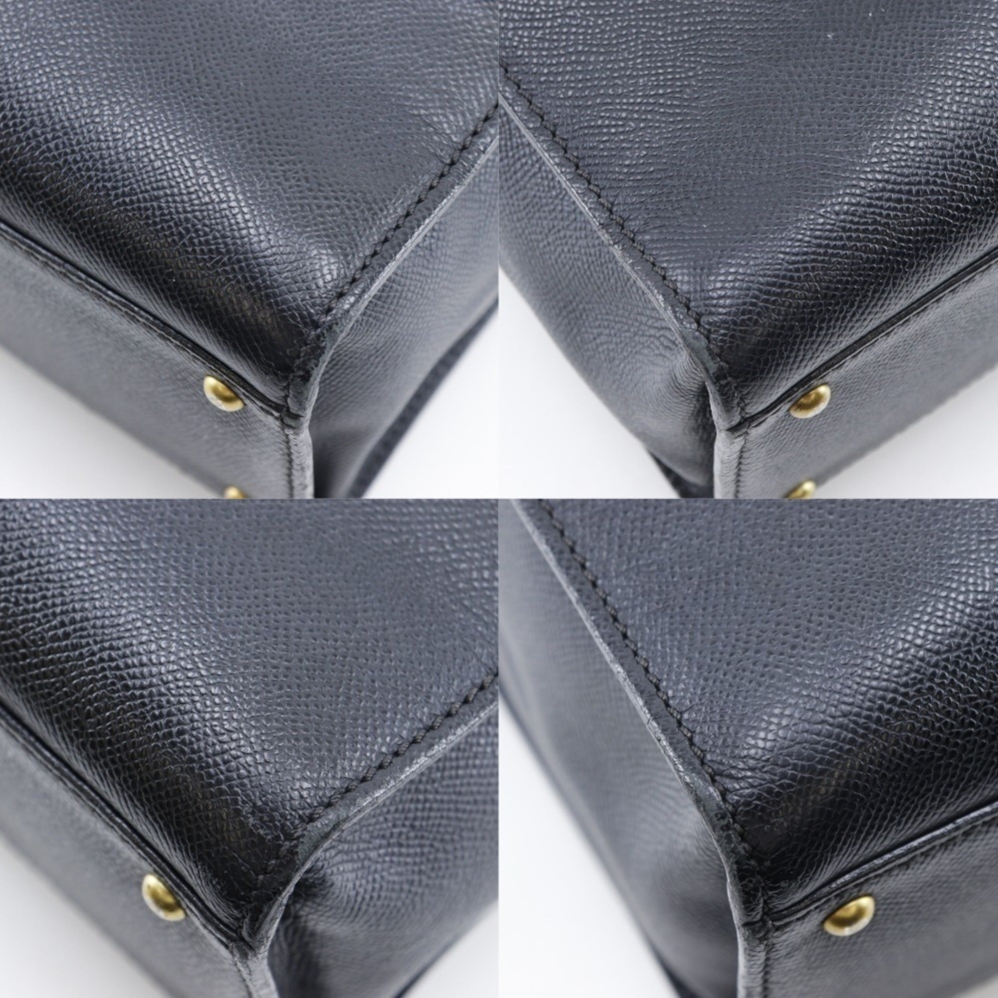 Chanel Black Grained Calfskin Tote Bag (Pre-Owned)