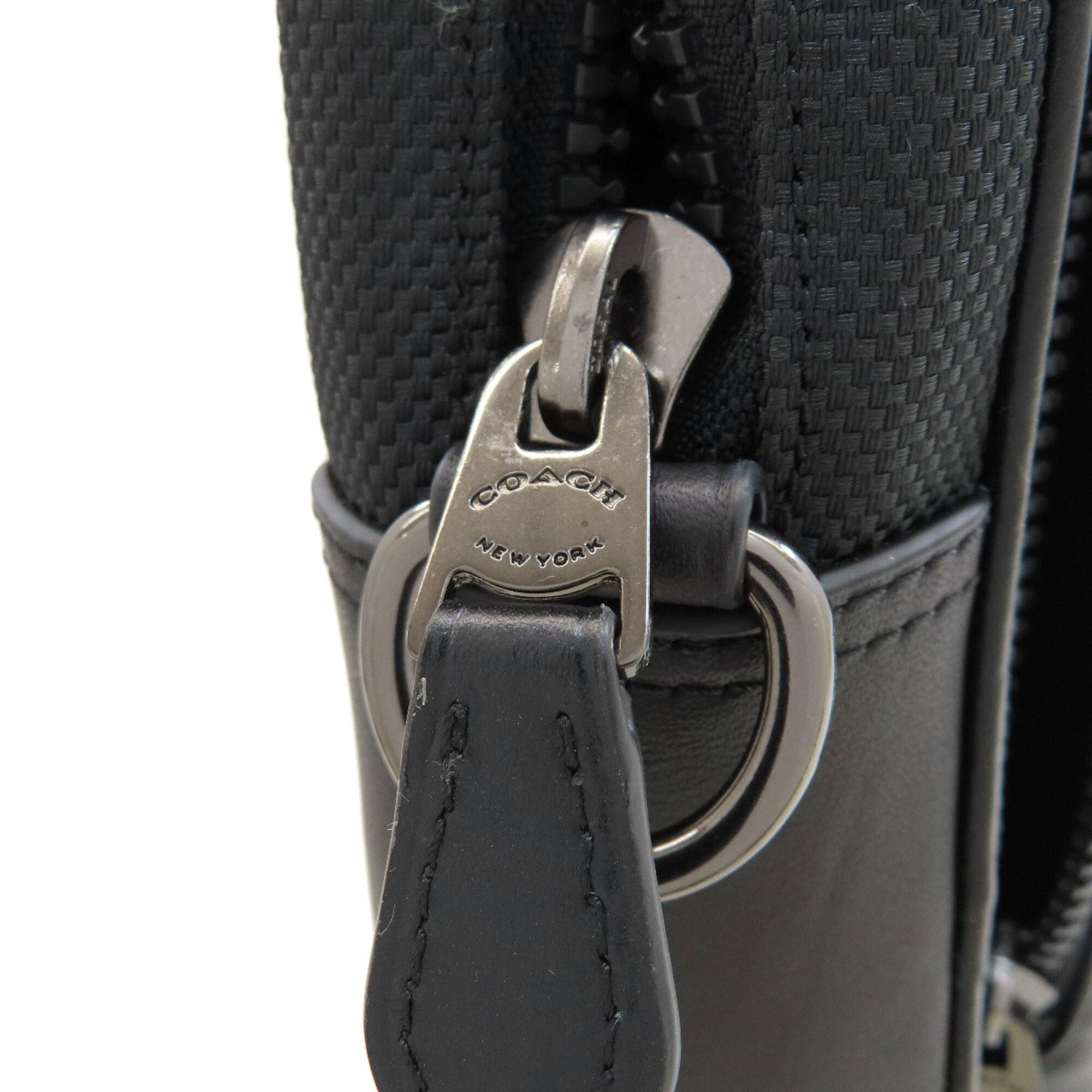 Coach Black Leather Briefcase (Pre-Owned)