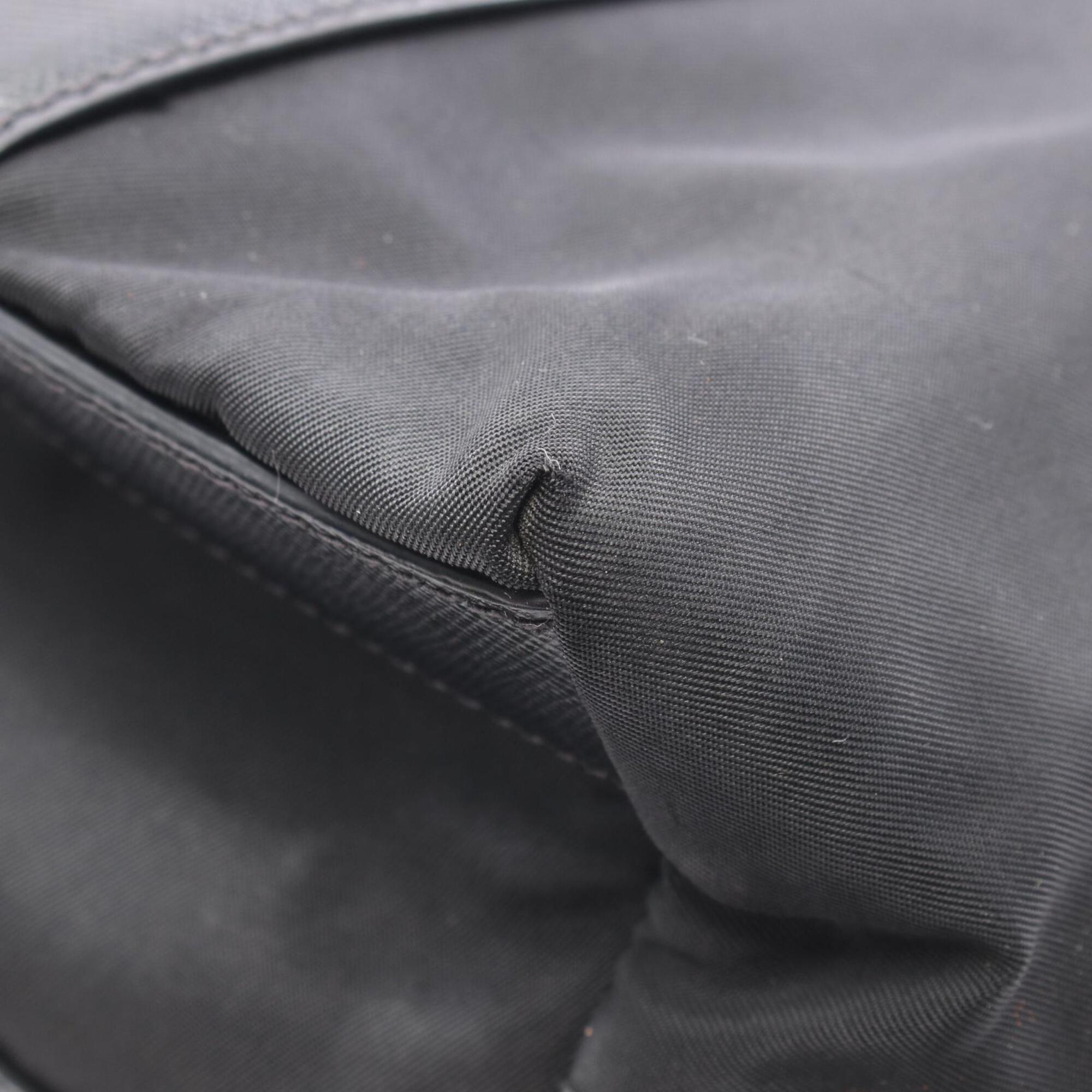 Prada Black Nylon Saffiano Handbag Tote Bag (Pre-Owned)