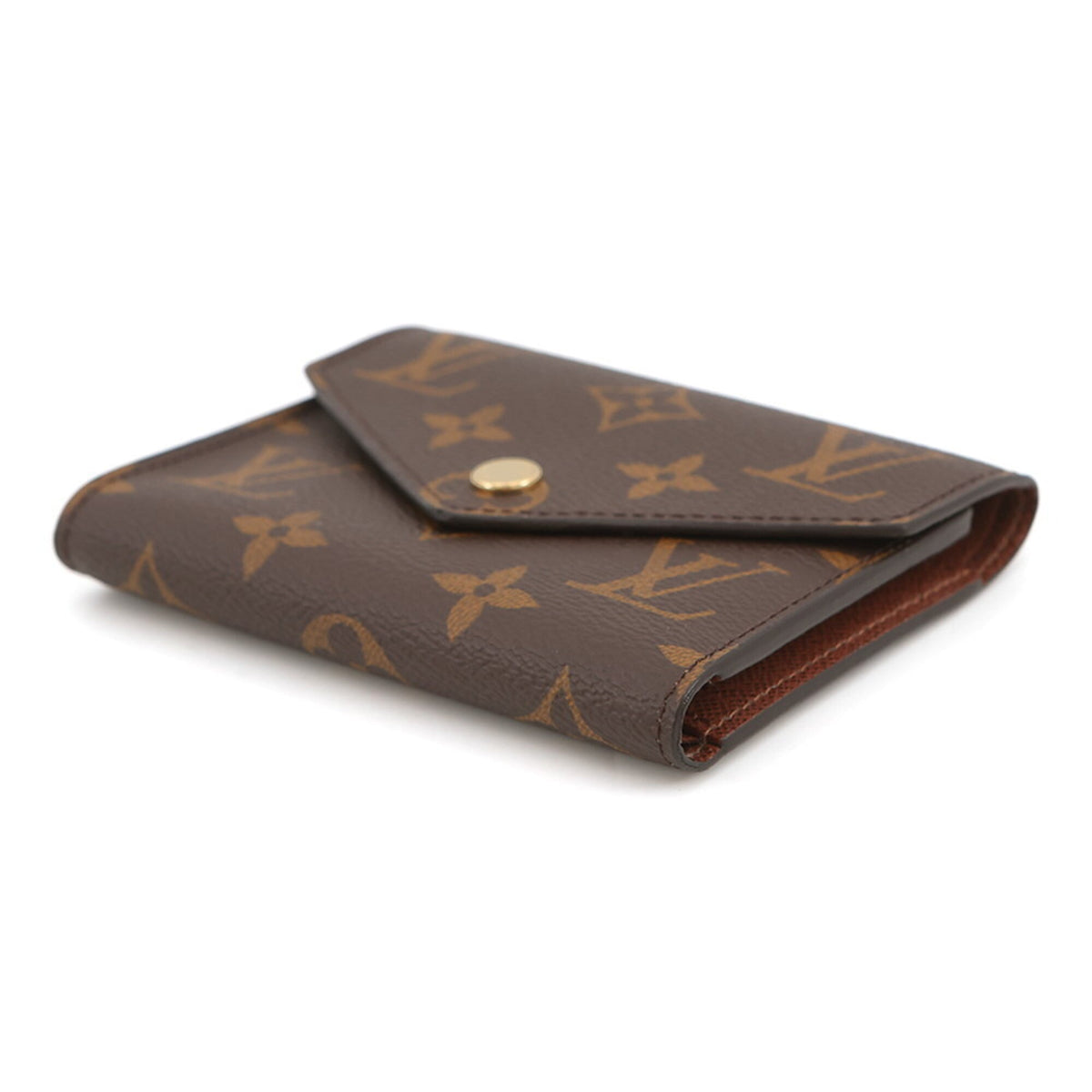 Louis Vuitton Monogram Brown Monogram Wallet (Tri-Fold) (Pre-Owned)