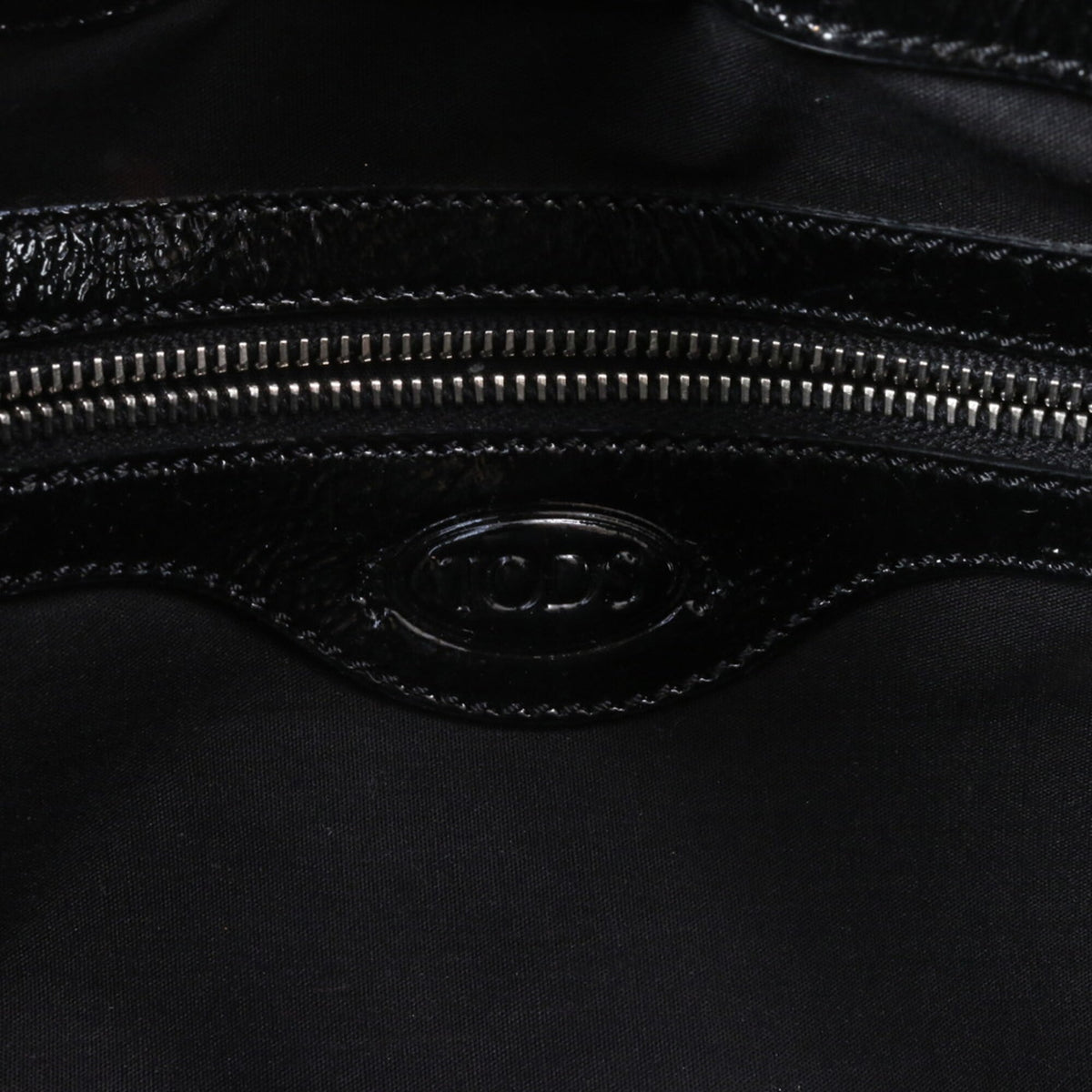 Tod's Black Leather Handbag Shoulder Bag Tote Bag (Pre-Owned)