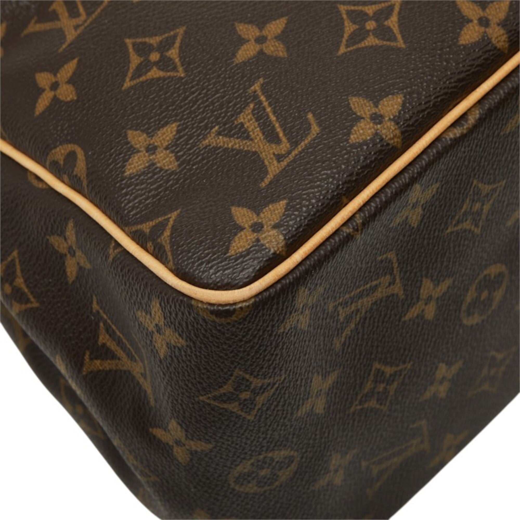 Louis Vuitton Brown Pvc Leather Handbag (Pre-Owned)