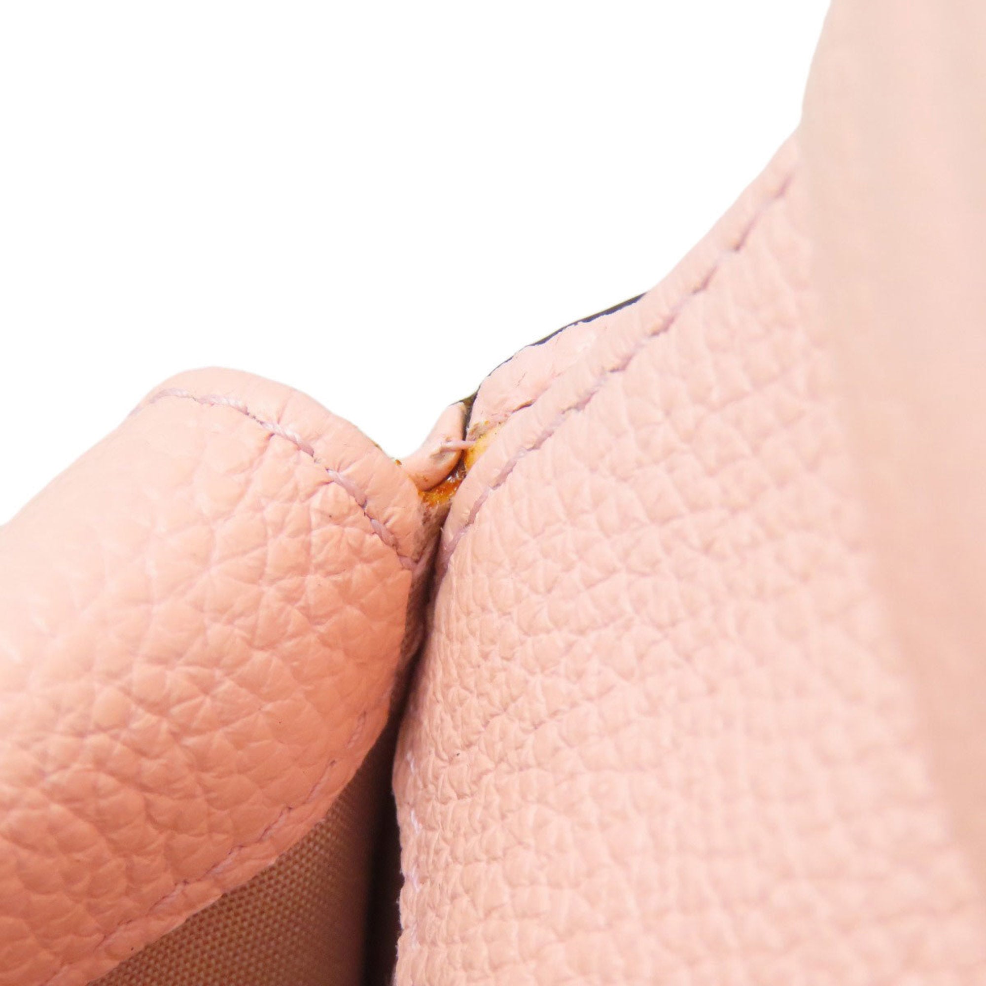 Salvatore Ferragamo Gancini Pink Leather Wallet (Bi-Fold) (Pre-Owned)