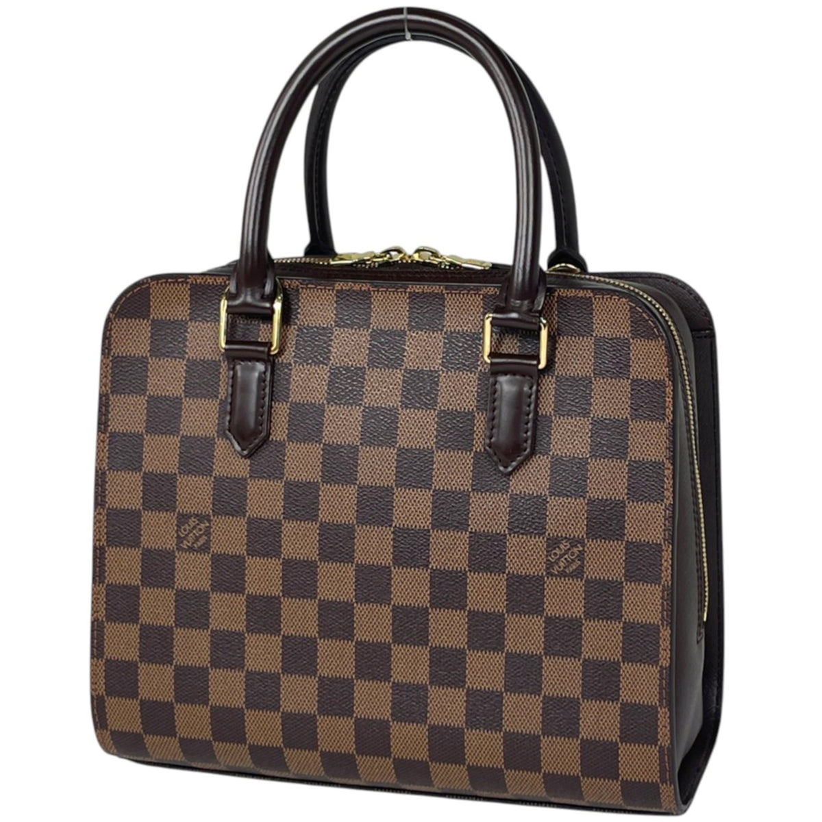 Louis Vuitton Brown Damier Canvas Handbag (Pre-Owned)
