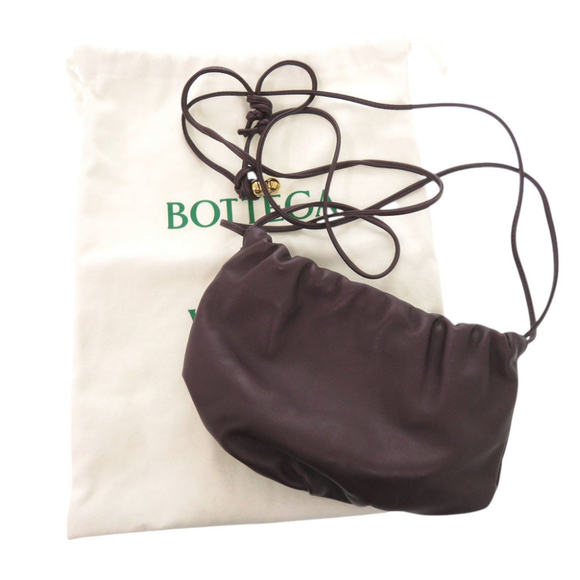 Bottega Veneta Purple Leather Shoulder Bag (Pre-Owned)