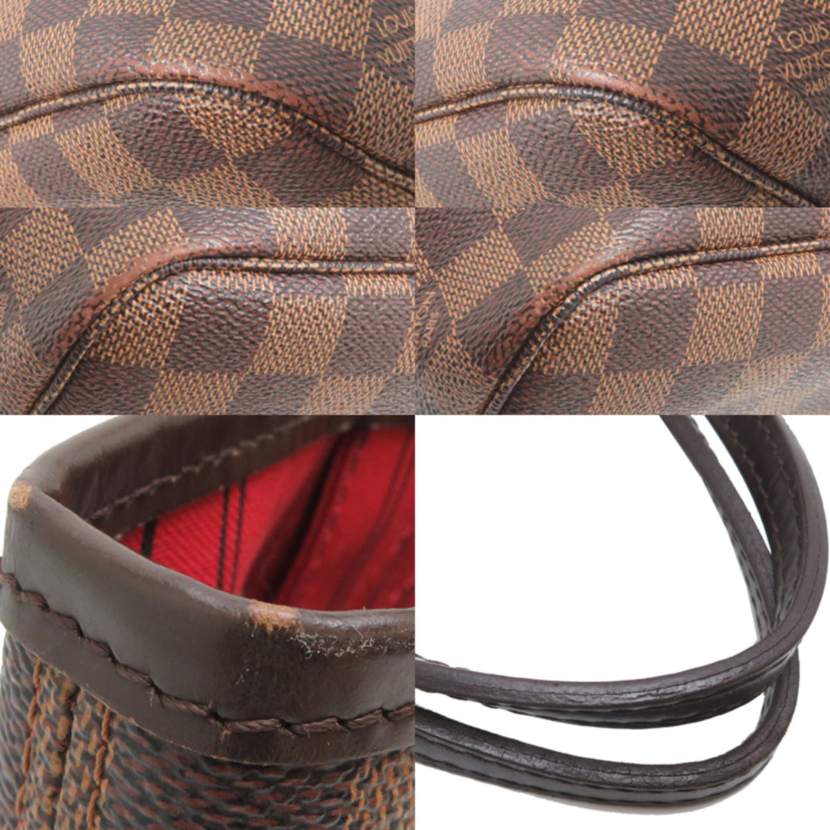 Louis Vuitton Brown Damier Canvas Tote Bag (Pre-Owned)