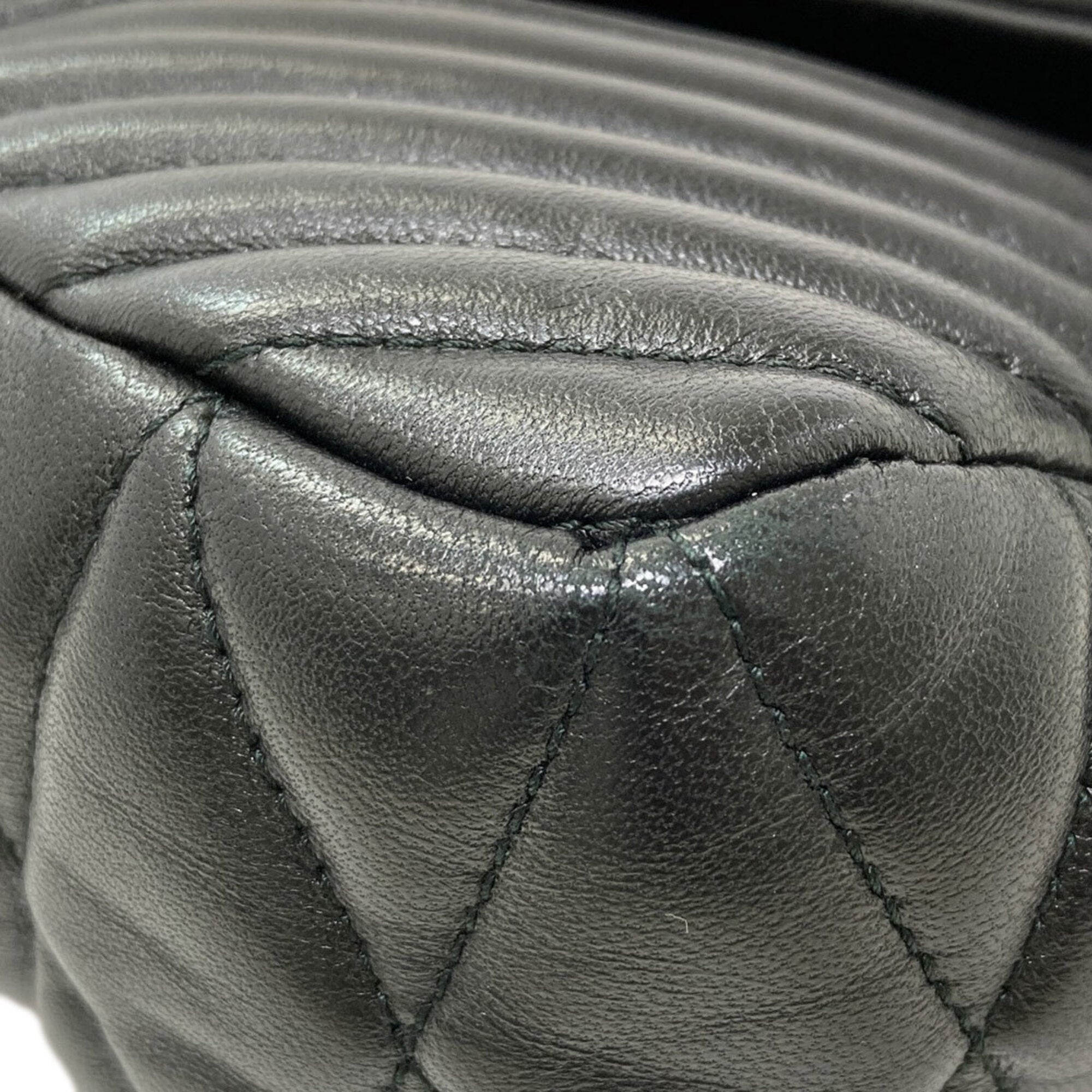 Miu Miu Black Leather Shoulder Bag (Pre-Owned)