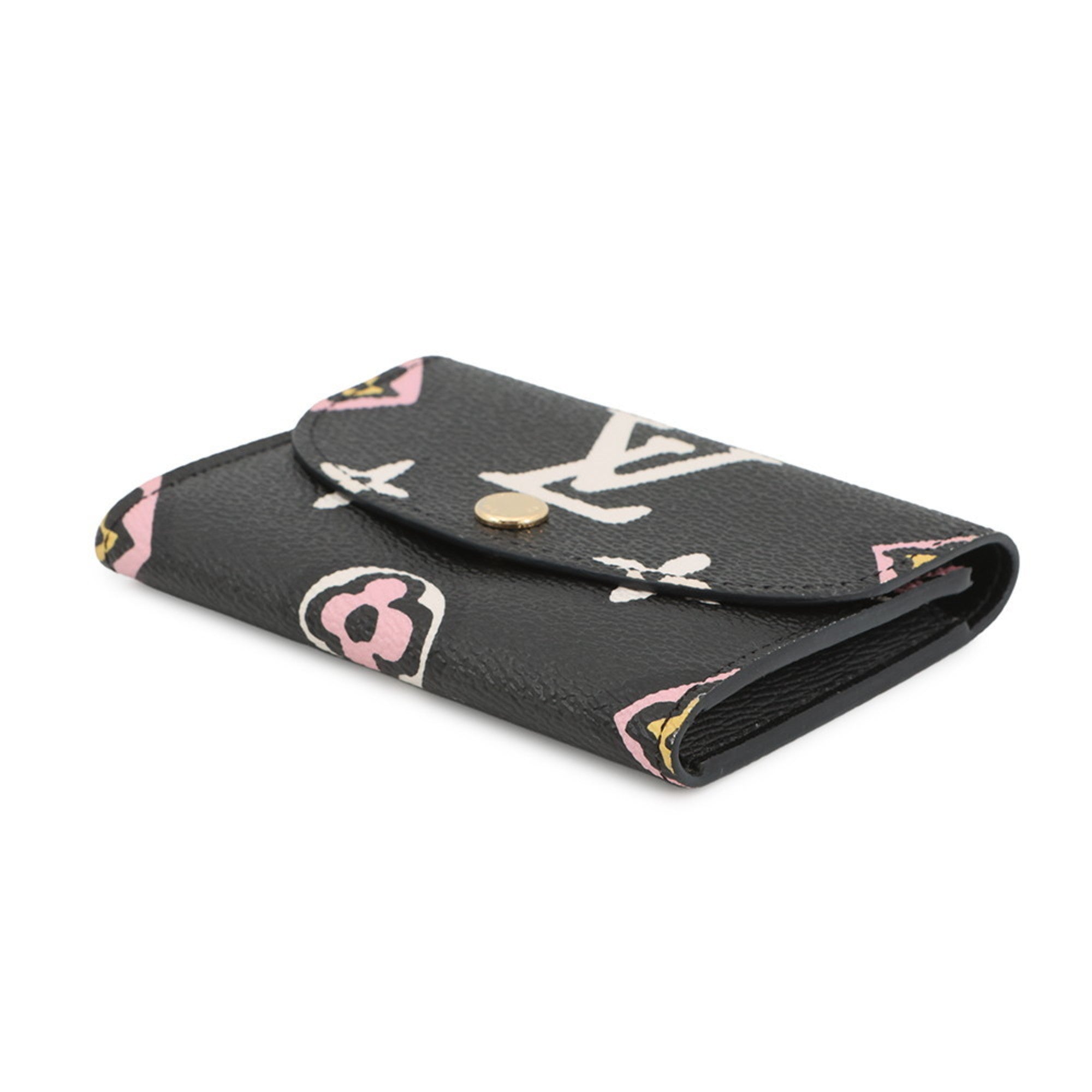 Louis Vuitton Monogram Black Multi-Color Noir Monogram Coin Purse/Coin Case (Pre-Owned)