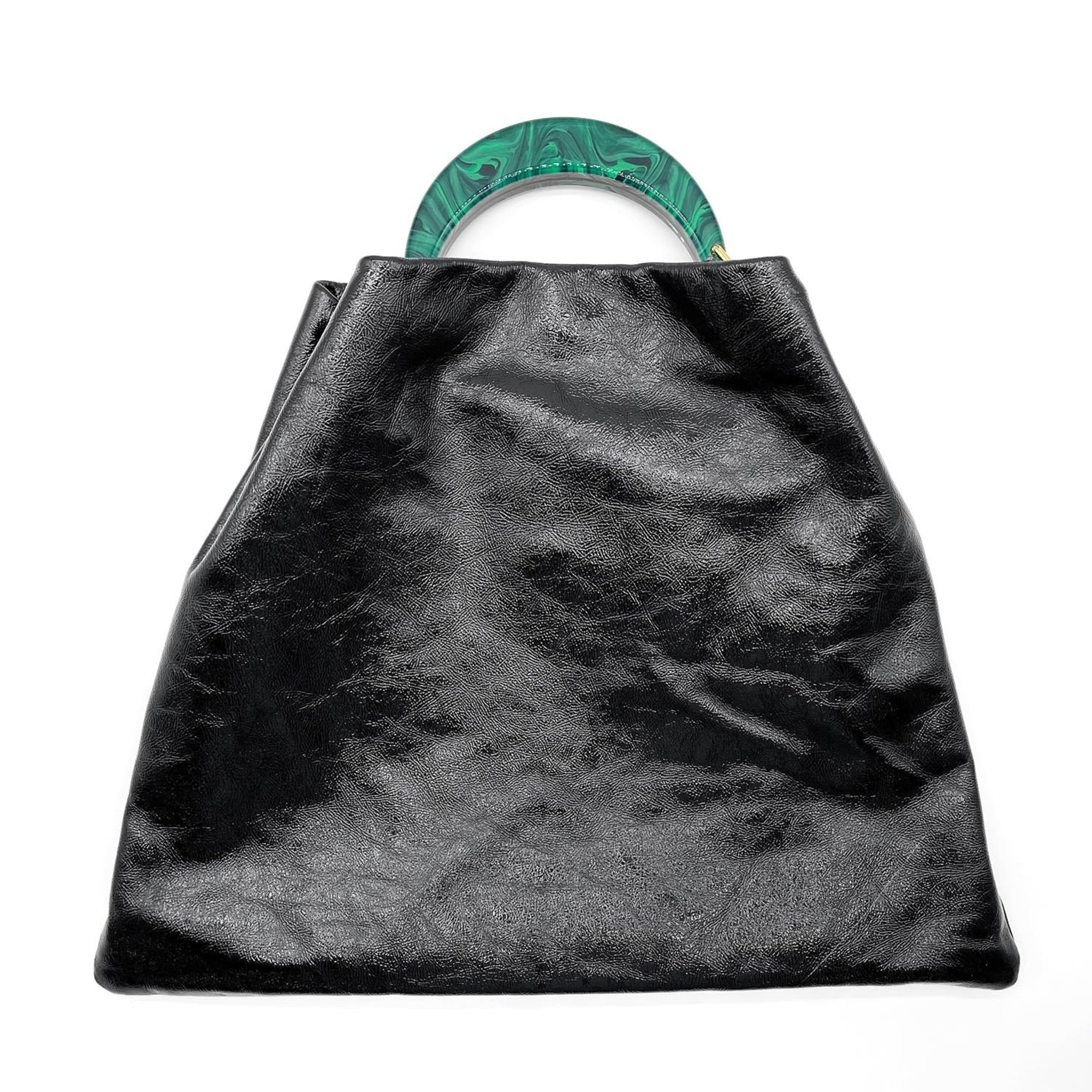 Marni Black Patent Leather Handbag (Pre-Owned)