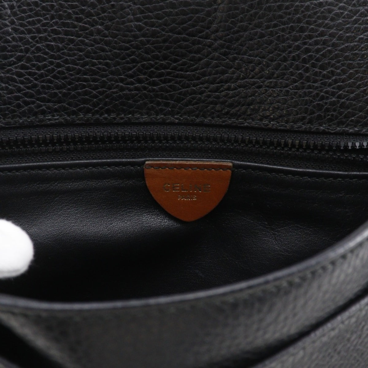 Celine Black Leather Shoulder Bag (Pre-Owned)