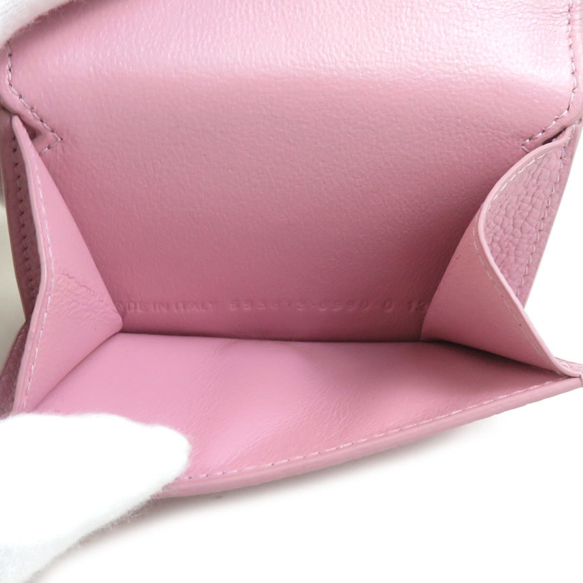 Balenciaga Pink Leather Wallet (Tri-Fold) (Pre-Owned)