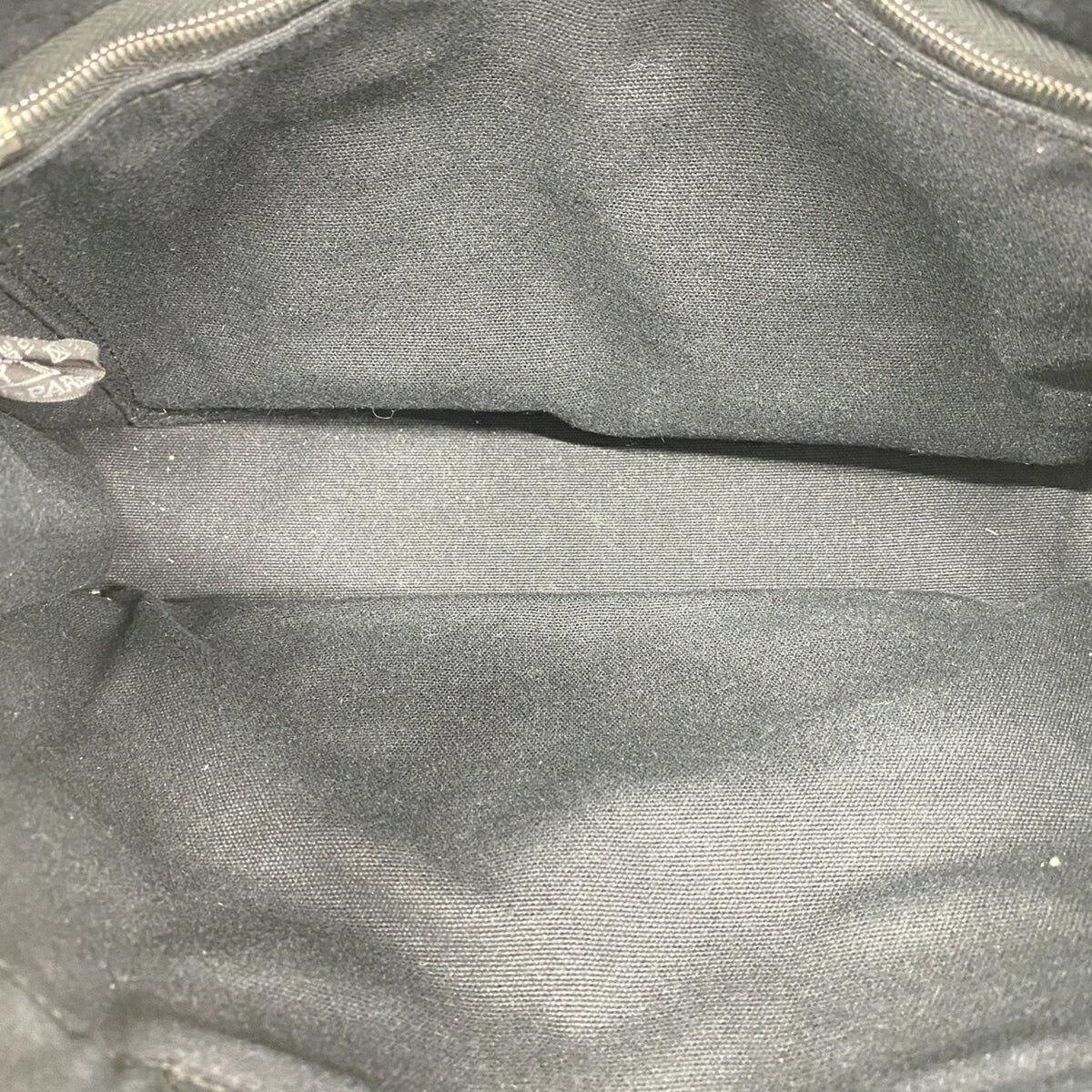 Hermes Black Canvas Tote Bag (Pre-Owned)