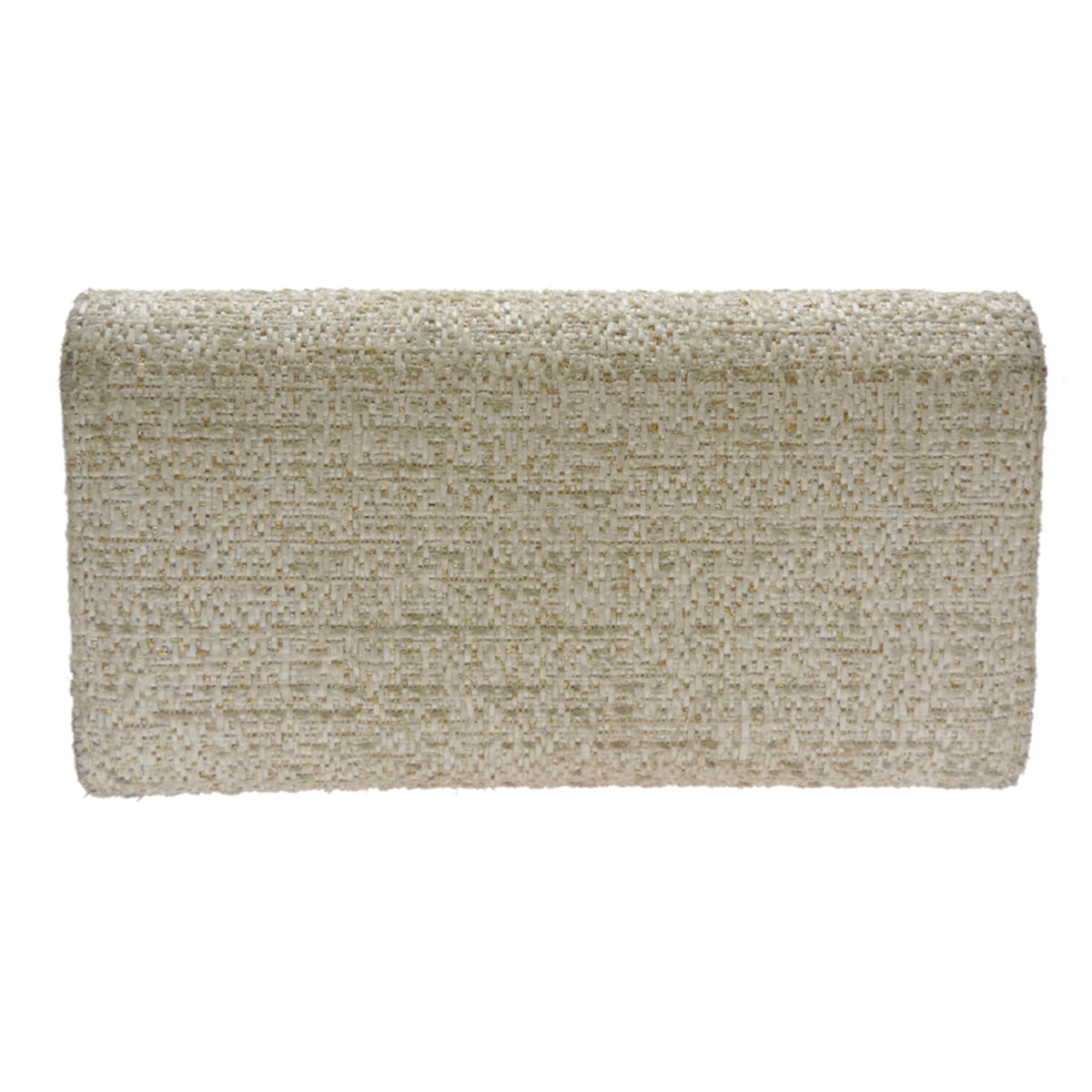 Chanel Beige Tweed Long Wallet (Bi-Fold) (Pre-Owned)