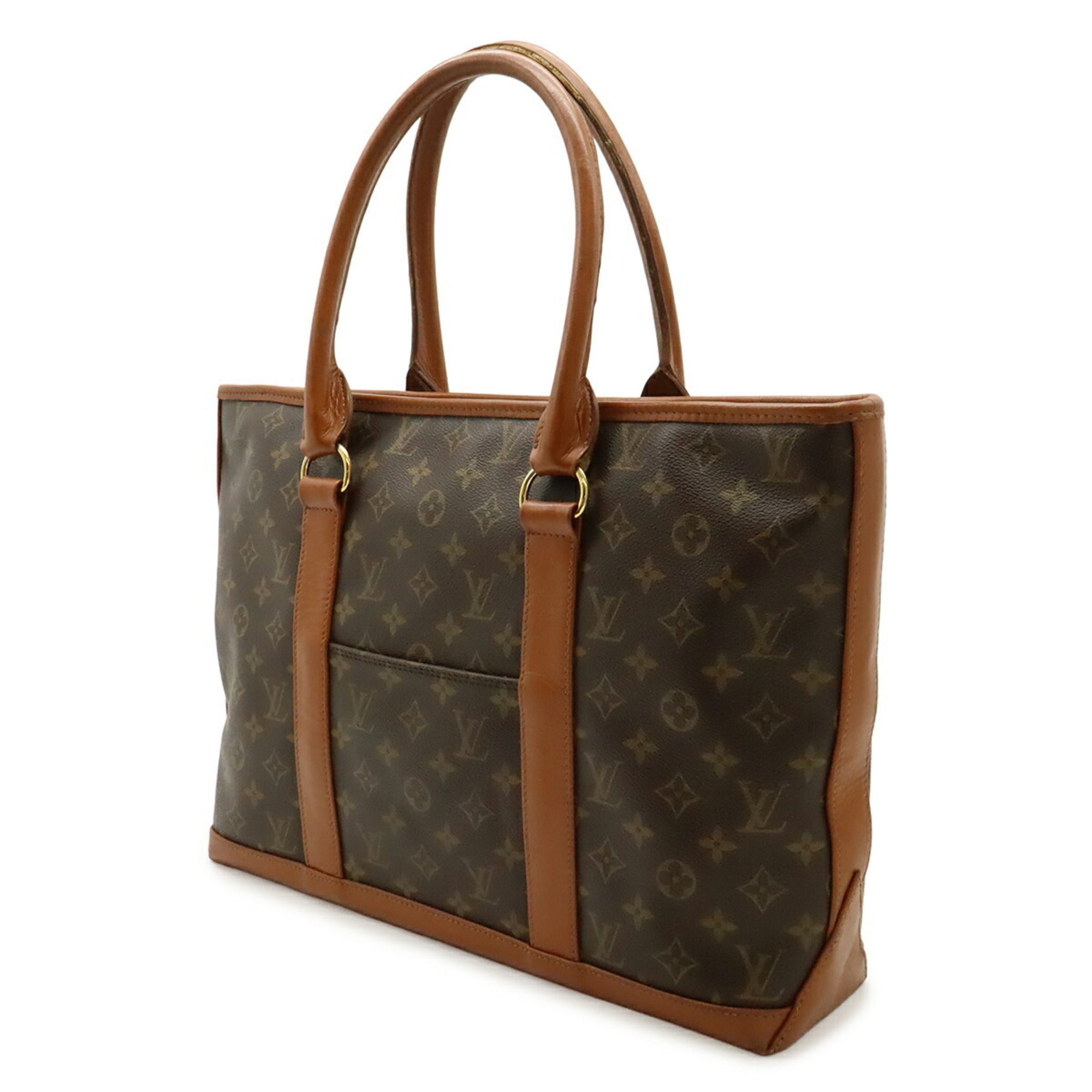 Louis Vuitton Brown Monogram Monogram Canvas Pvc Shoulder Bag Tote Bag (Pre-Owned)
