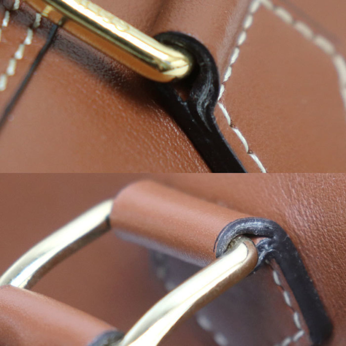 Celine Brown Leather Shoulder Bag (Pre-Owned)