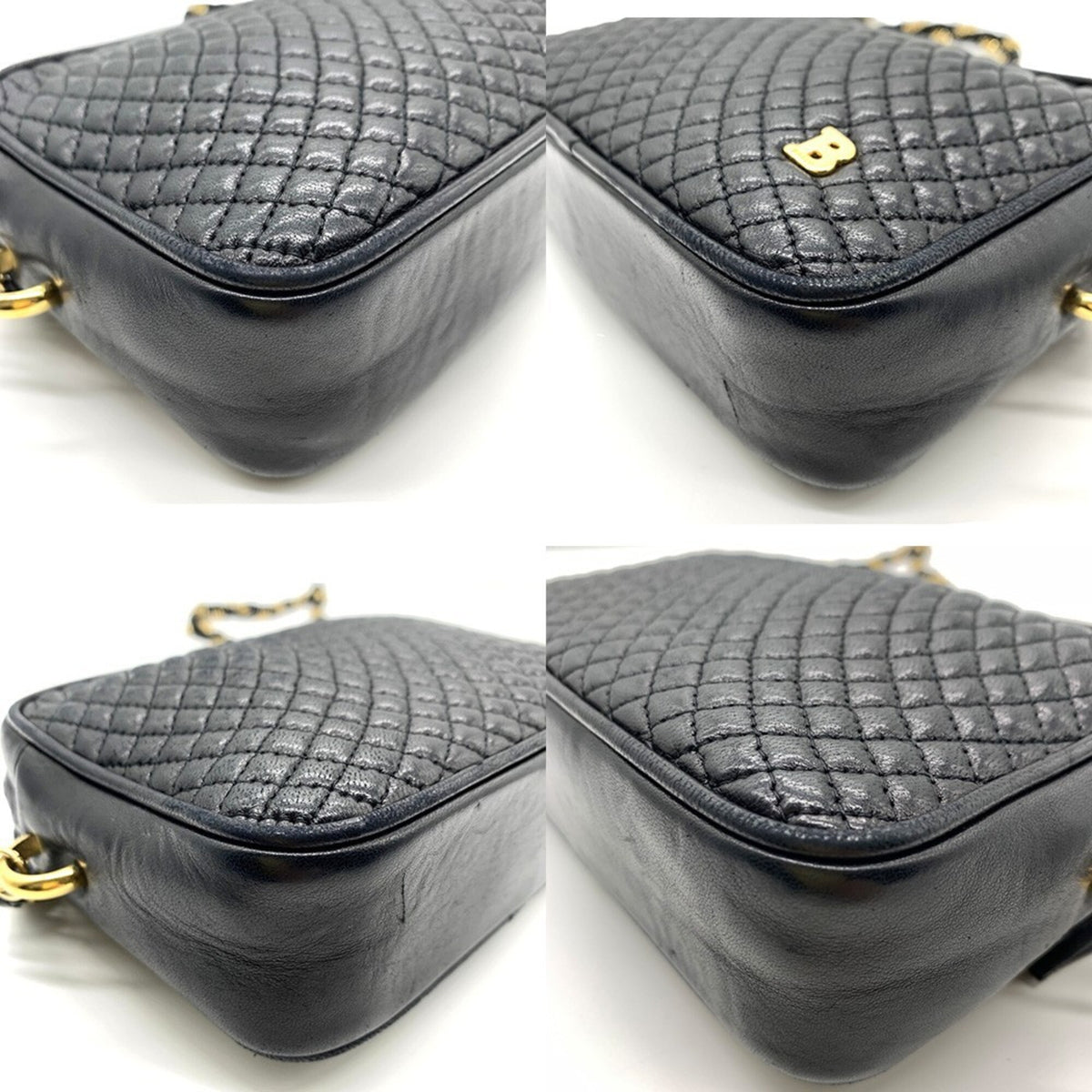 Bally Black Leather Shoulder Bag (Pre-Owned)
