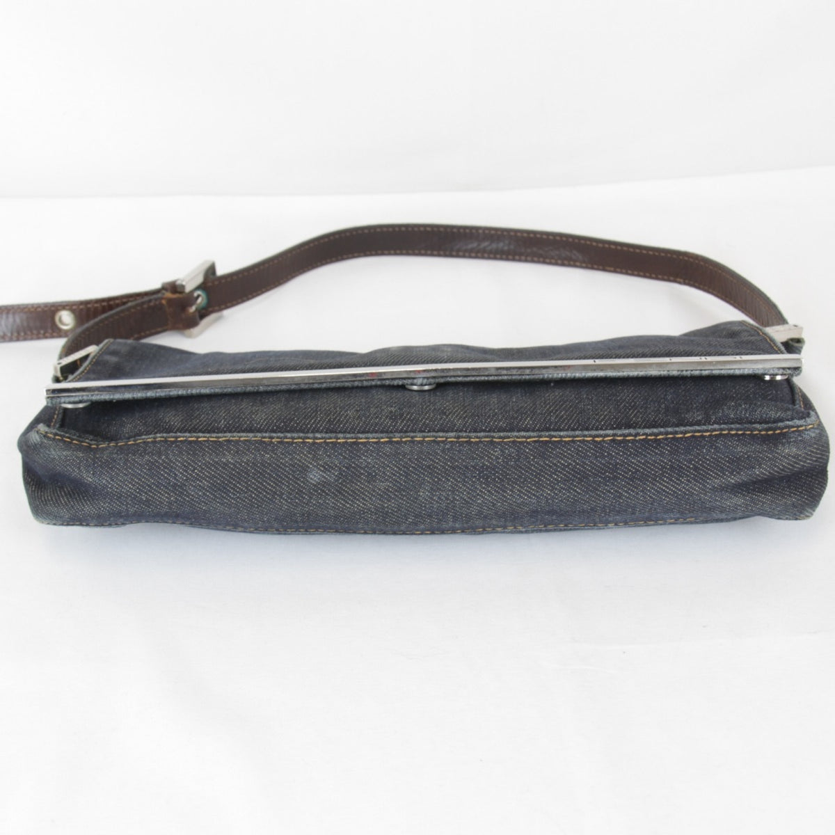 Fendi Navy Denim Shoulder Bag (Pre-Owned)