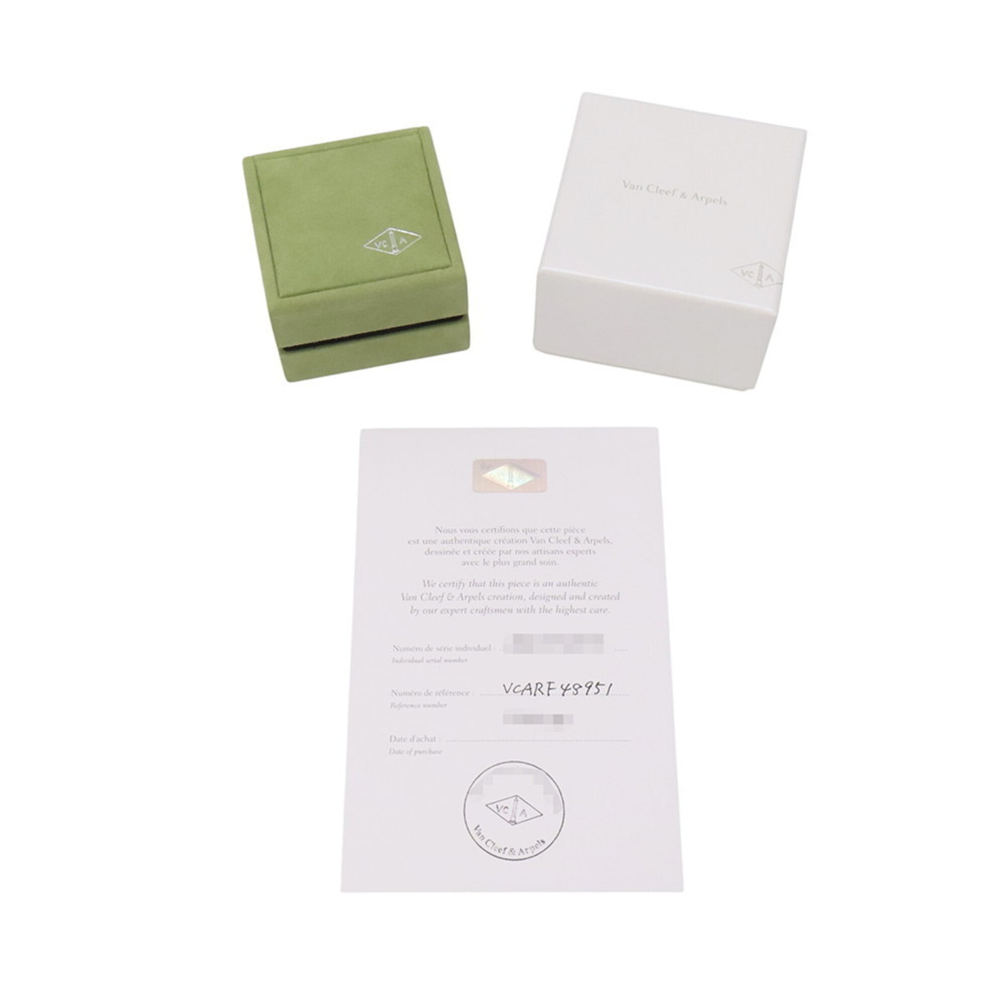 Van Cleef & Arpels Alhambra White Gold (18K) Band Ring (Pre-Owned)