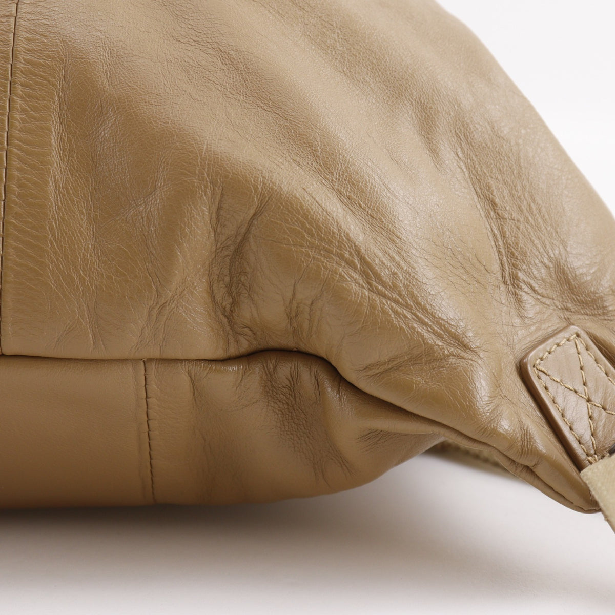 Bottega Veneta Intrecciato Beige Leather Backpack (Pre-Owned)