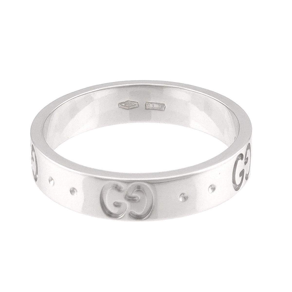 Gucci White Gold (18K) Band Ring (Pre-Owned)