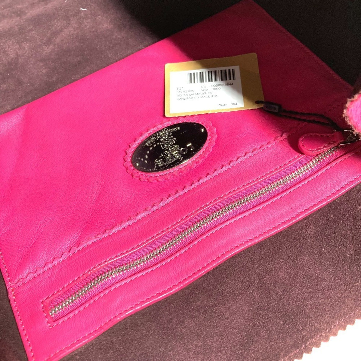 Loewe Pink Leather Shoulder Bag Tote Bag (Pre-Owned)