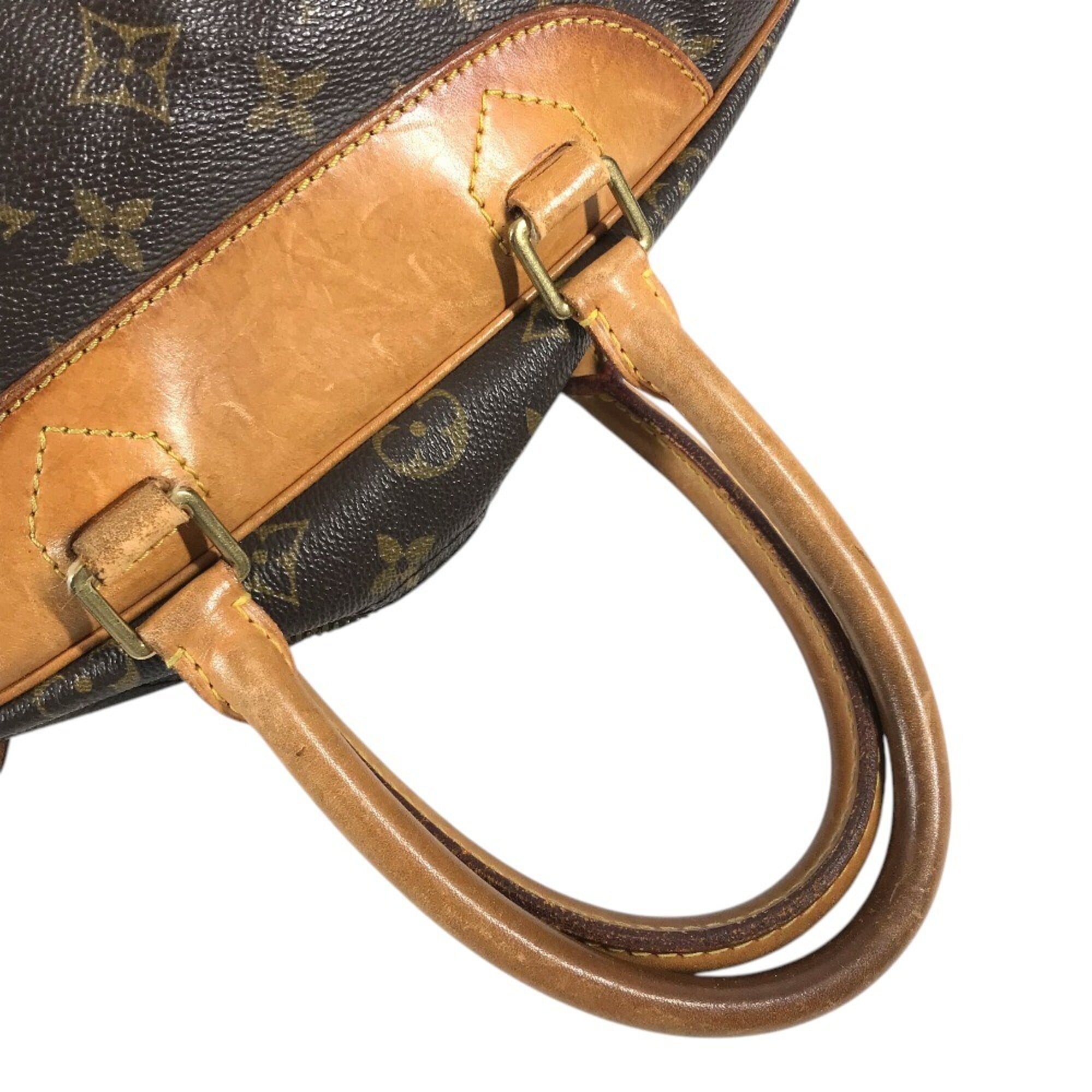 Louis Vuitton Brown Monogram Canvas Boston Bag Handbag Tote Bag (Pre-Owned)