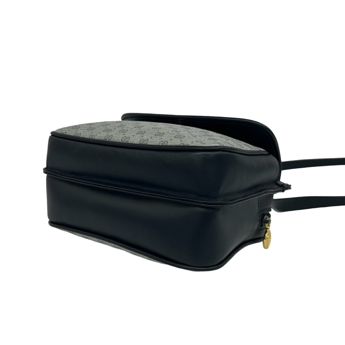 Gucci Navy Leather Pvc Pochette Shoulder Bag (Pre-Owned)
