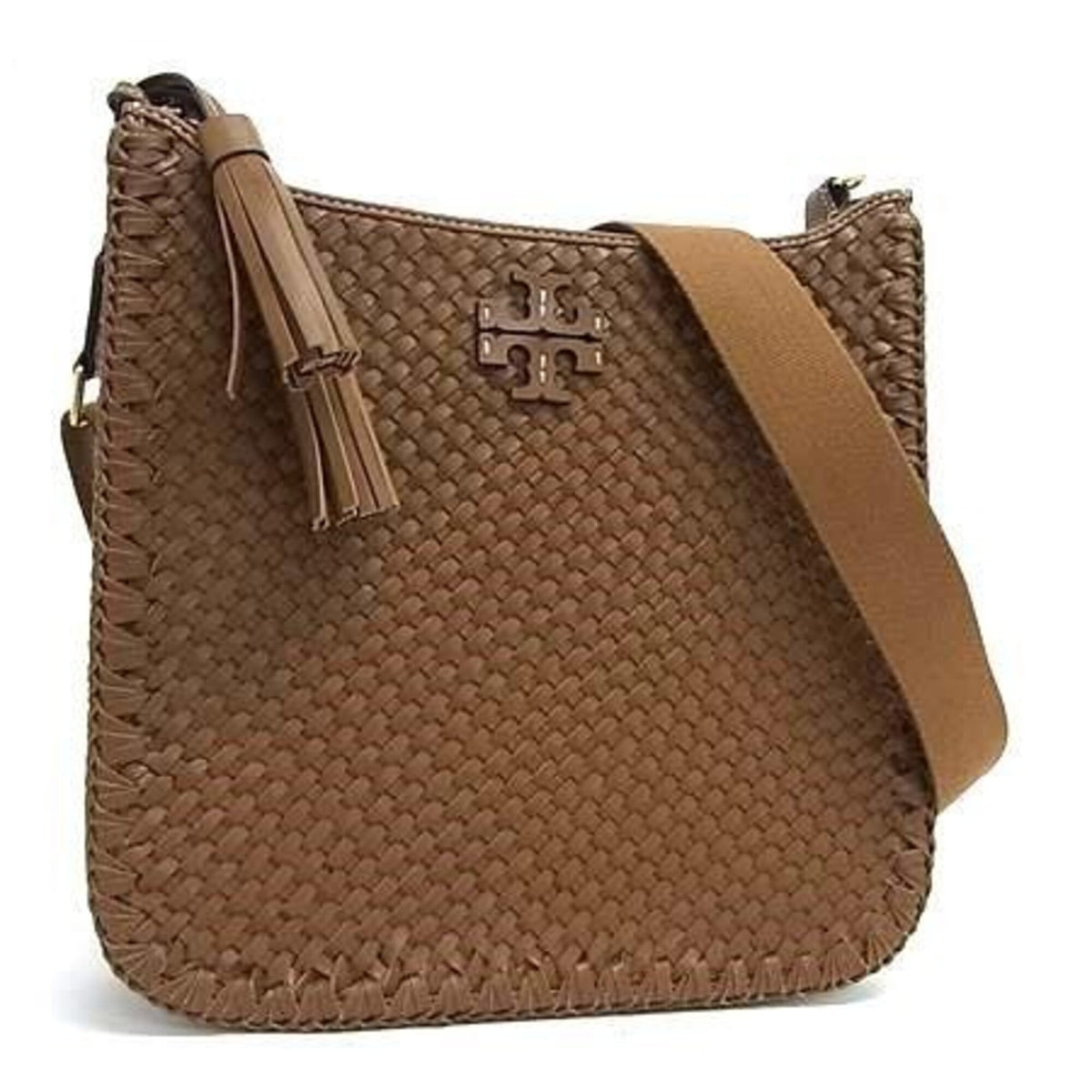 Tory Burch Brown Leather Shoulder Bag (Pre-Owned)