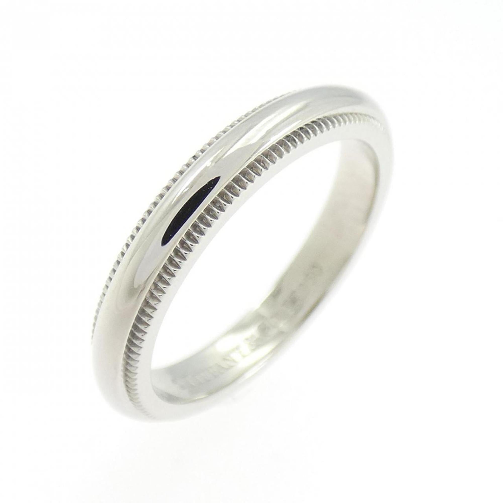 Tiffany Platinum Platinum 950 Band Ring (Pre-Owned)