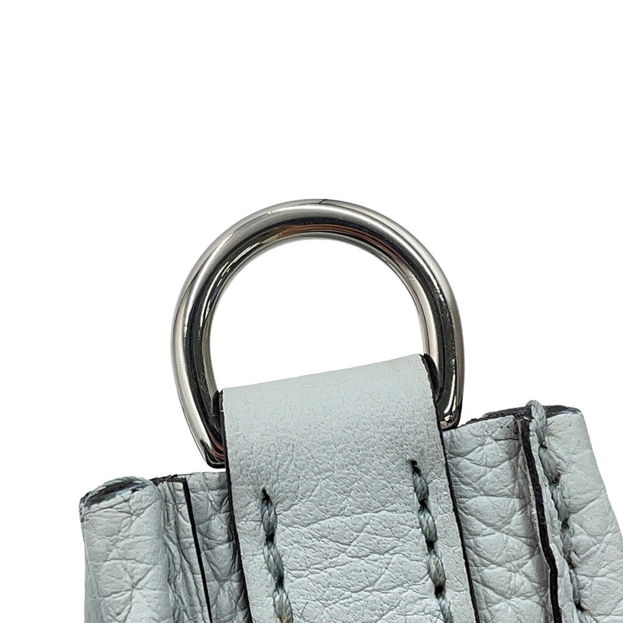 Hermes Evelyne Etain Taurillon Clemence Leather Handbag Shoulder Bag (Pre-Owned)
