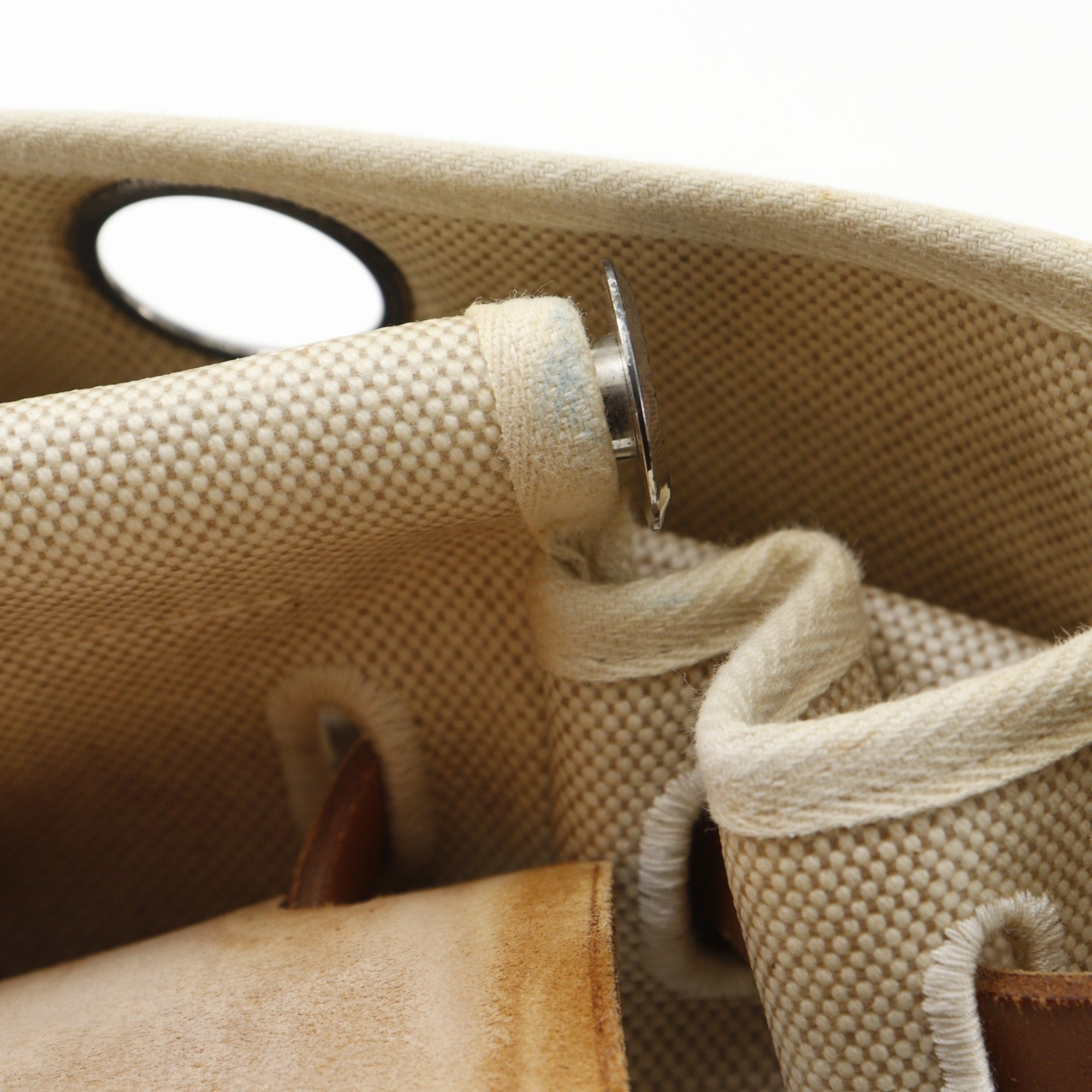 Hermes Beige Toile H Backpack (Pre-Owned)