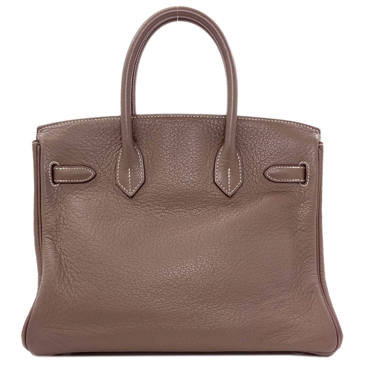 Hermes Birkin Etoupe Gray Togo Leather Handbag (Pre-Owned)