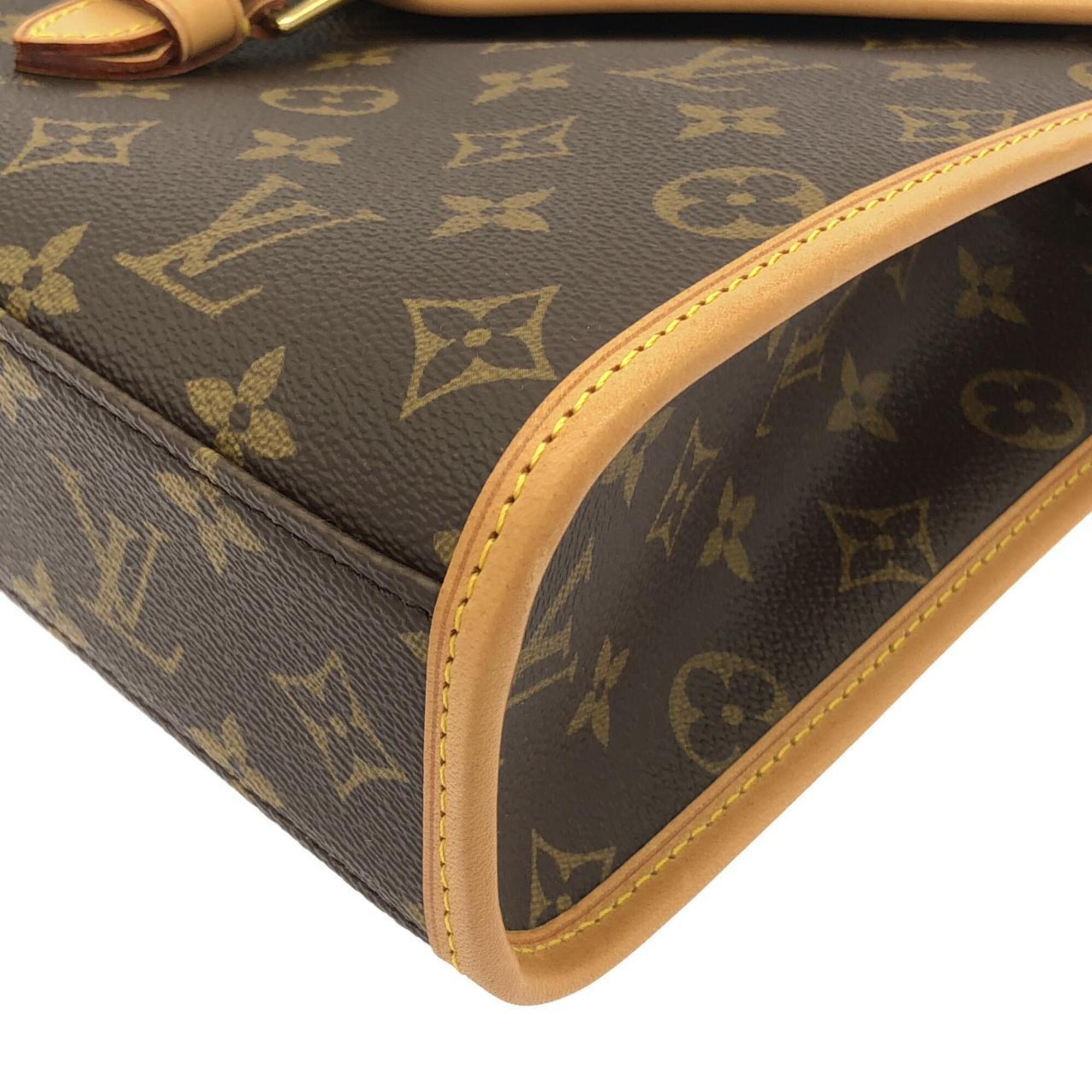Louis Vuitton Marron Coated Canvas Handbag (Pre-Owned)