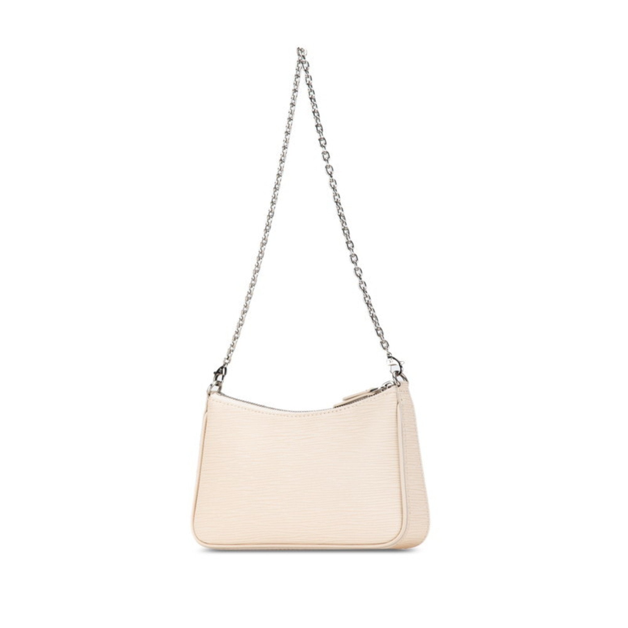 Louis Vuitton White Epi Leather Handbag Shoulder Bag (Pre-Owned)